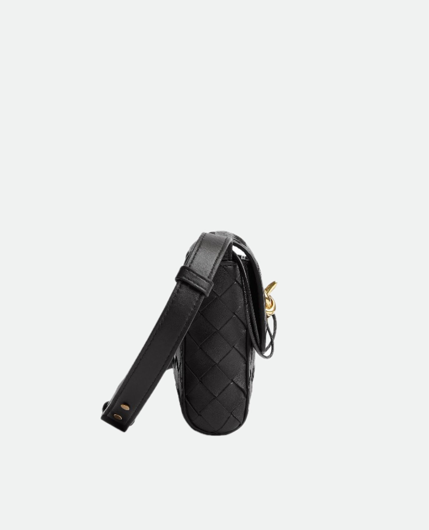 Bottega Veneta Mini Andiamo Cross-Body Black