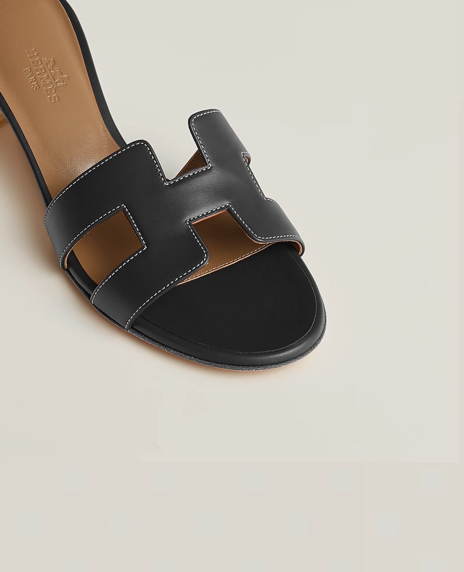 Hermès Oasis sandal Noir