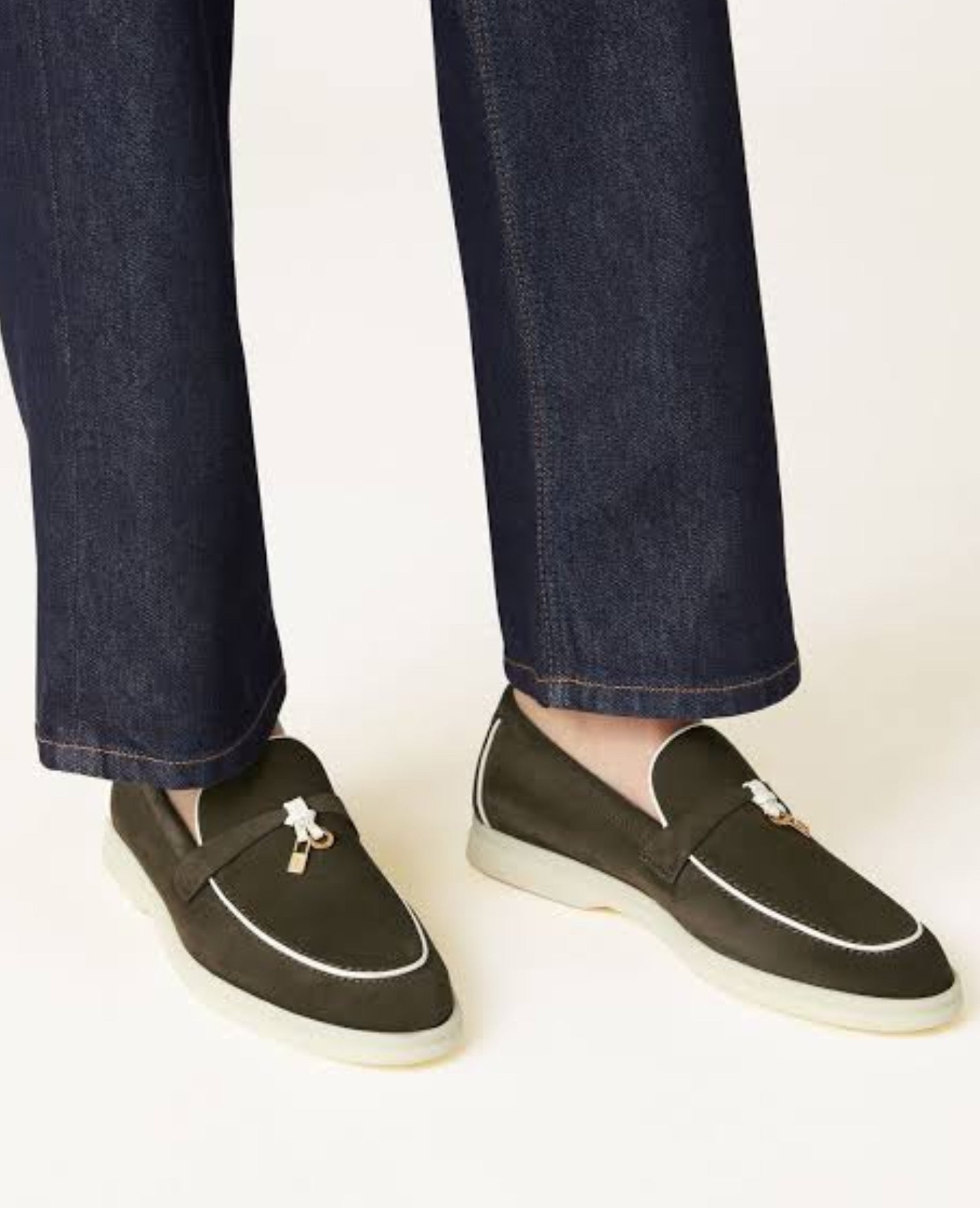Loro Piana Summer Charms Walk Loafers Sicilian Capers