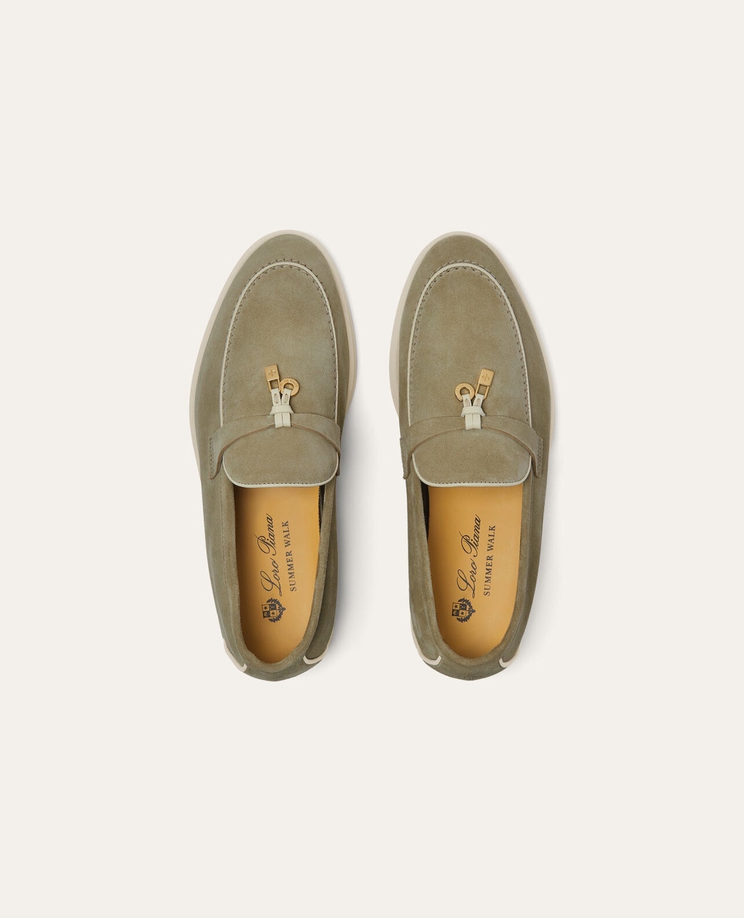 Loro Piana Summer Charms Walk Loafer Dried Taragon