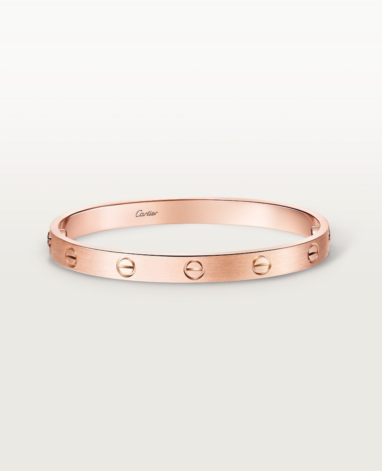 Cartier Love Bracelet, Classic Model, Brushed, Rose Gold