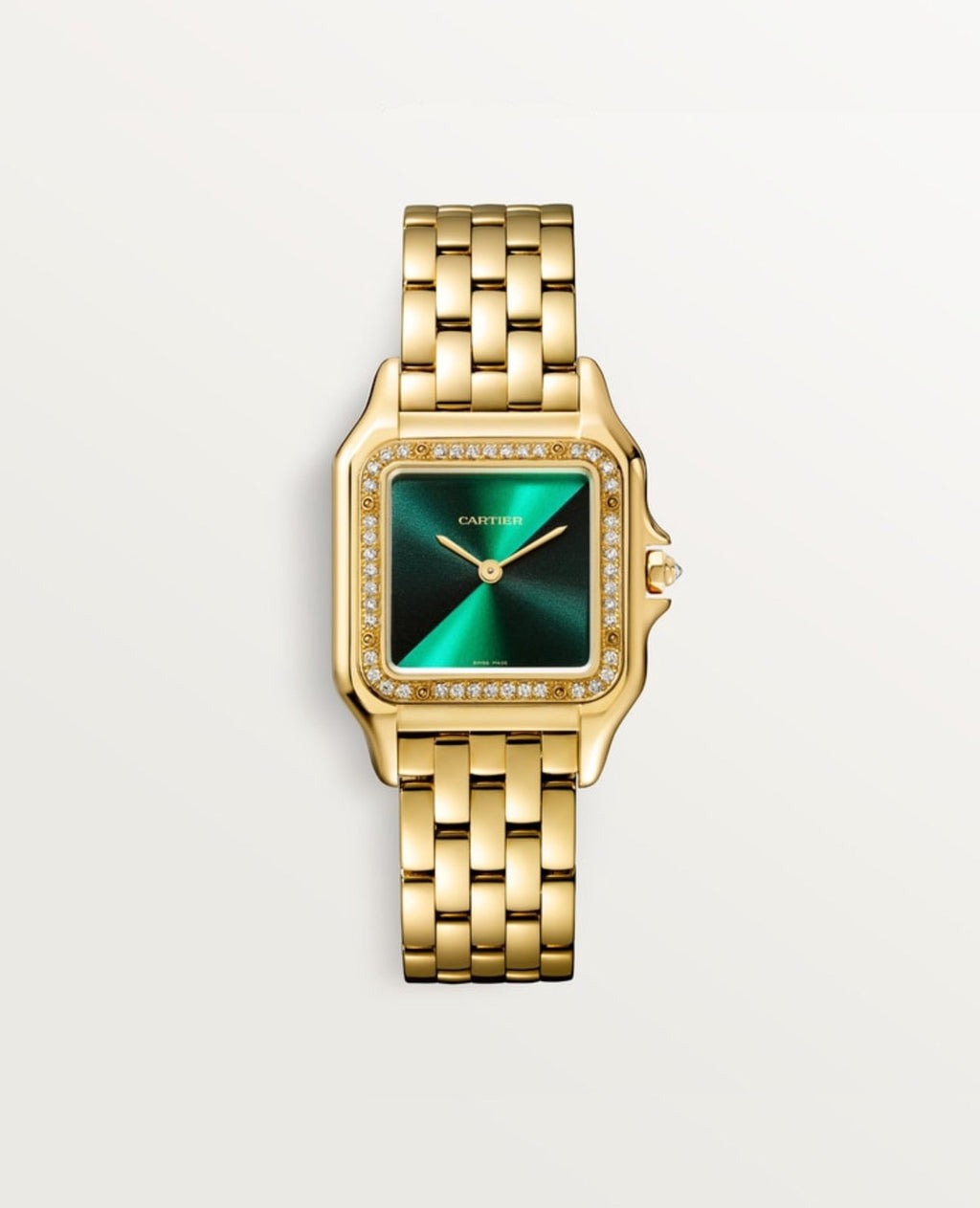 Panthèrs DE Cartier watch, Medium Model, Green