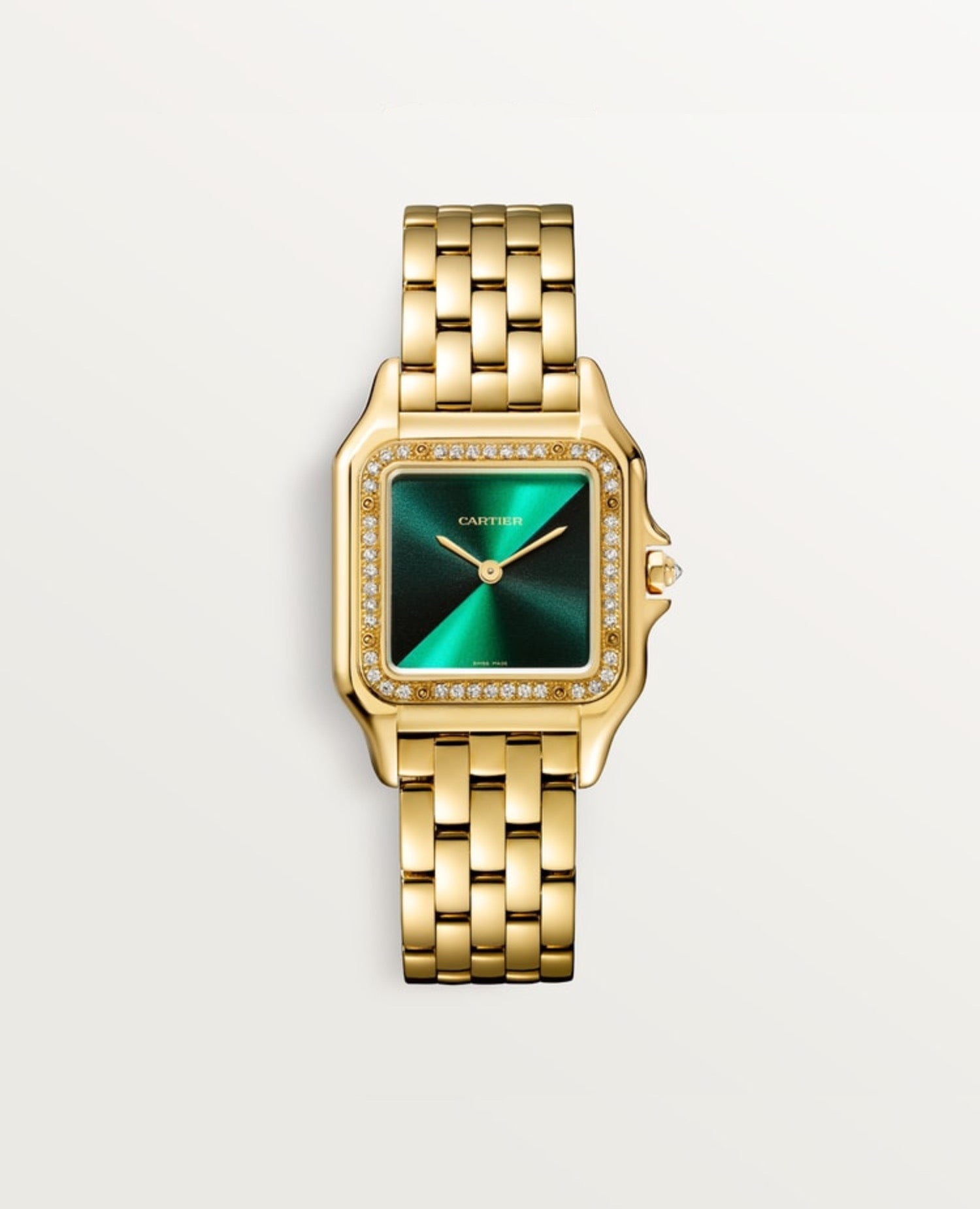 Panthèrs DE Cartier watch, Medium Model, Green