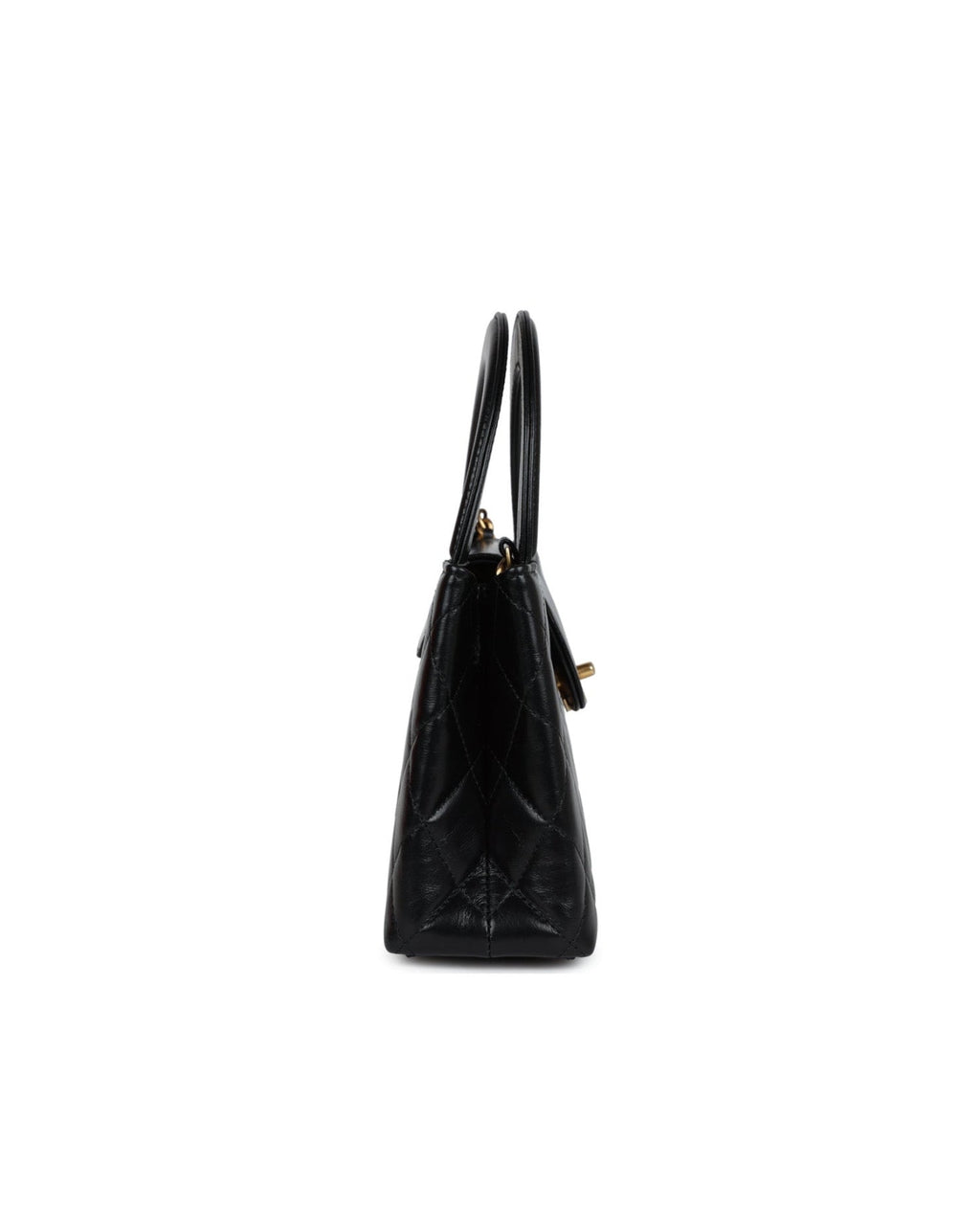 Coco Small Kelly Shopper Lambskin Black