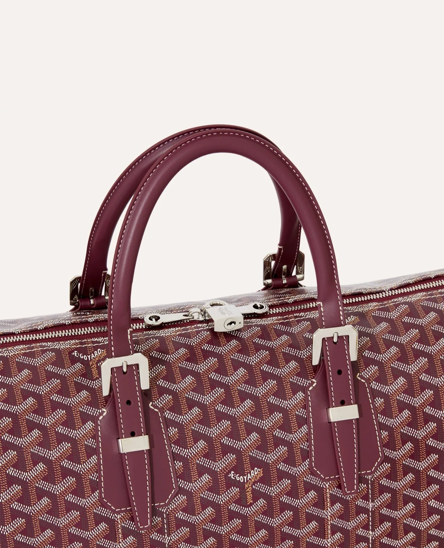 Goyard Boston 45 bag Burgundy