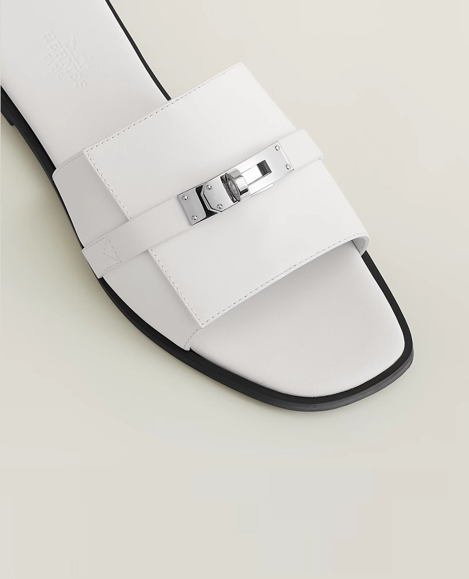 Hermès Giulia sandal Blanc