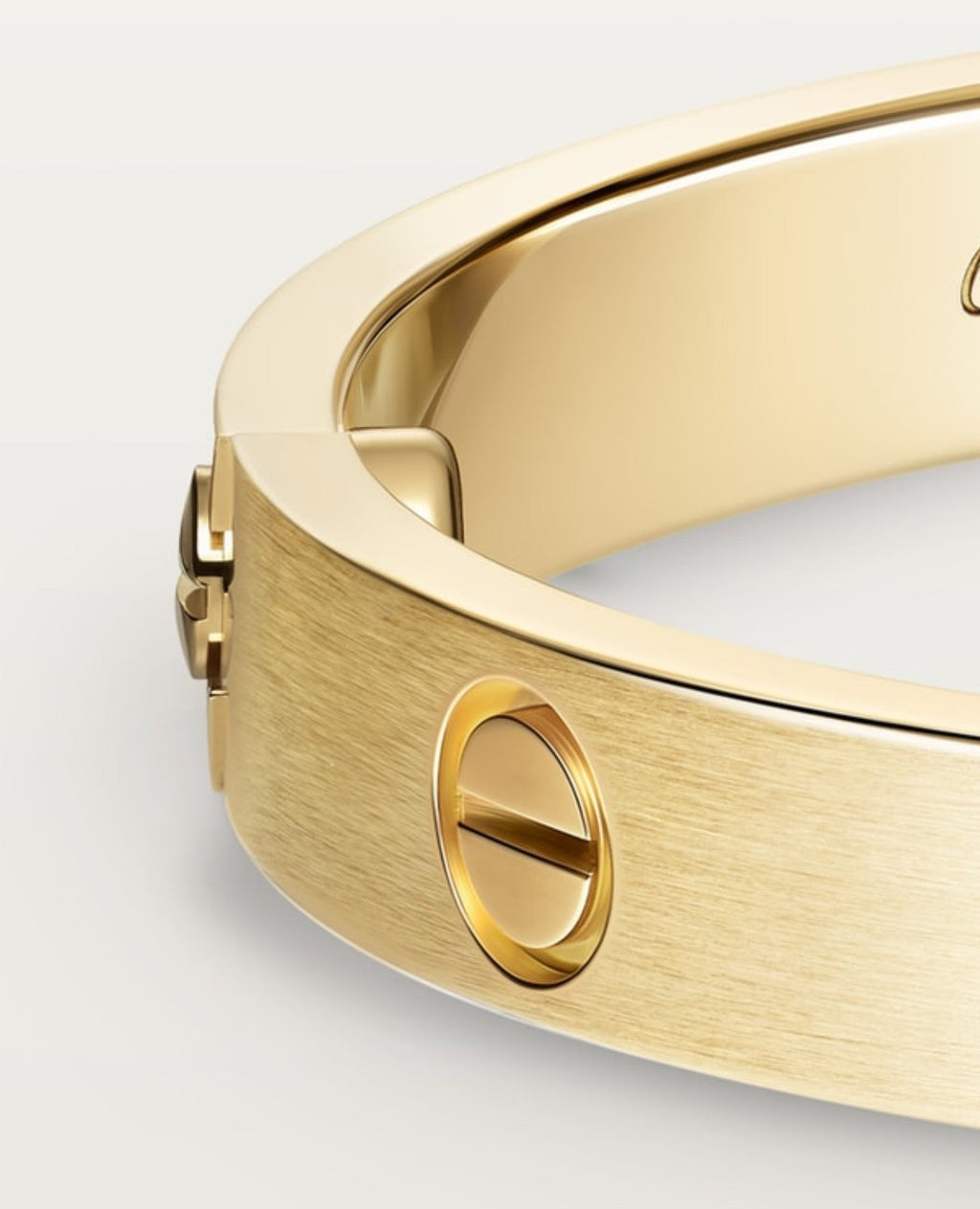 Cartier Love Bracelet, Classic Model, Brushed, 4 Diamonds, Gold
