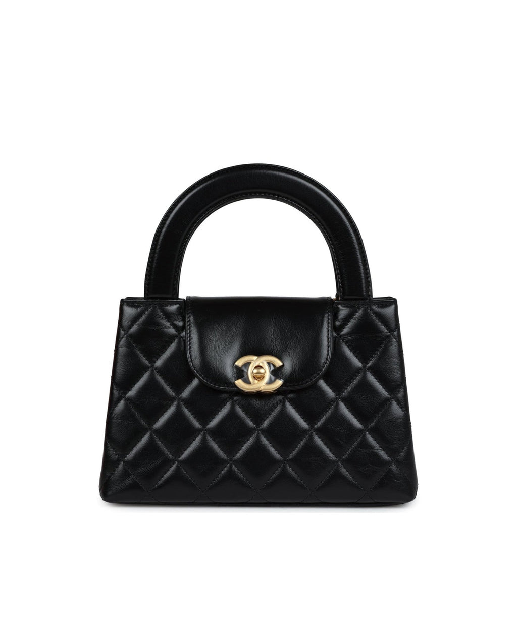 Coco Small Kelly Shopper Lambskin Black