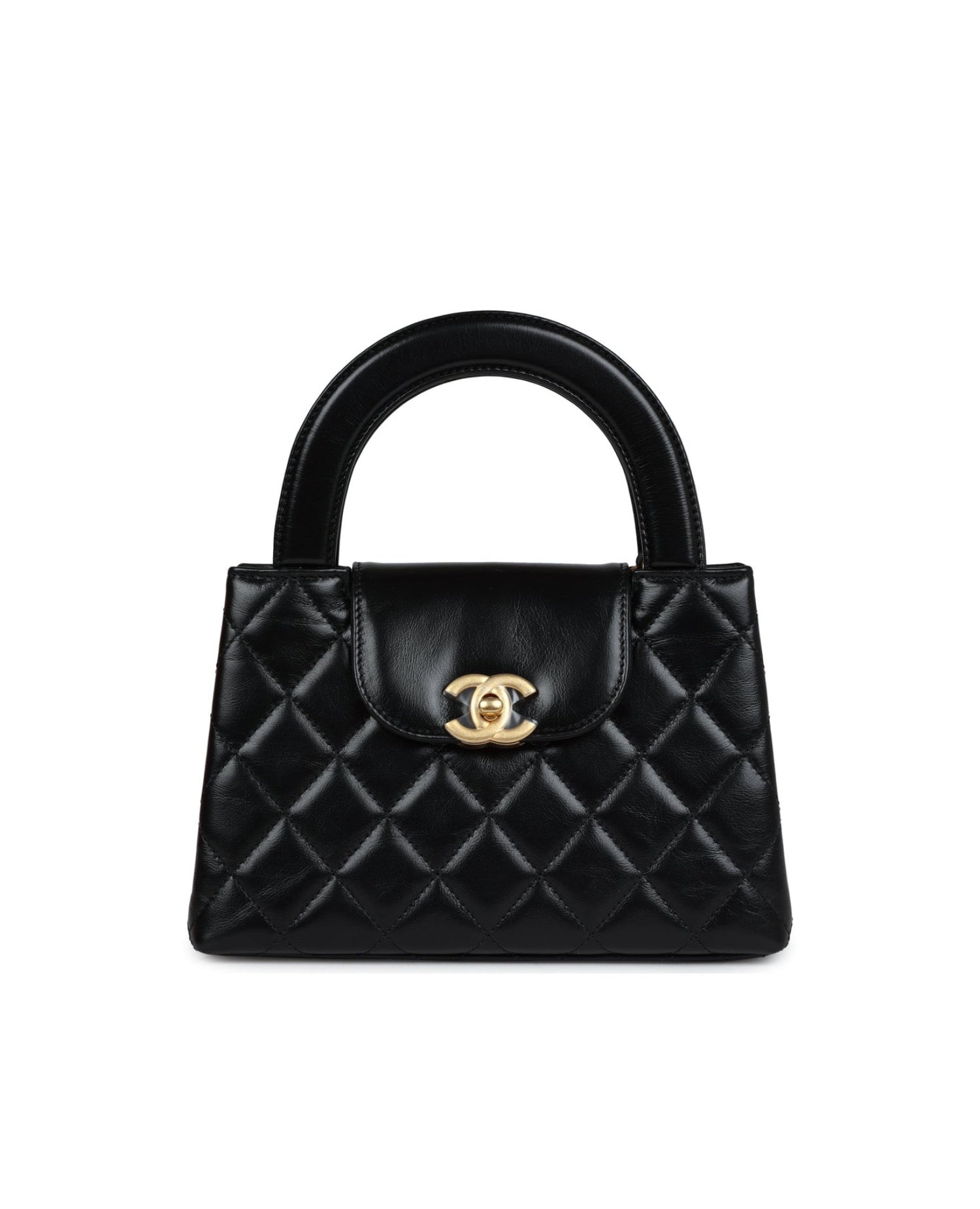 Coco Small Kelly Shopper Lambskin Black