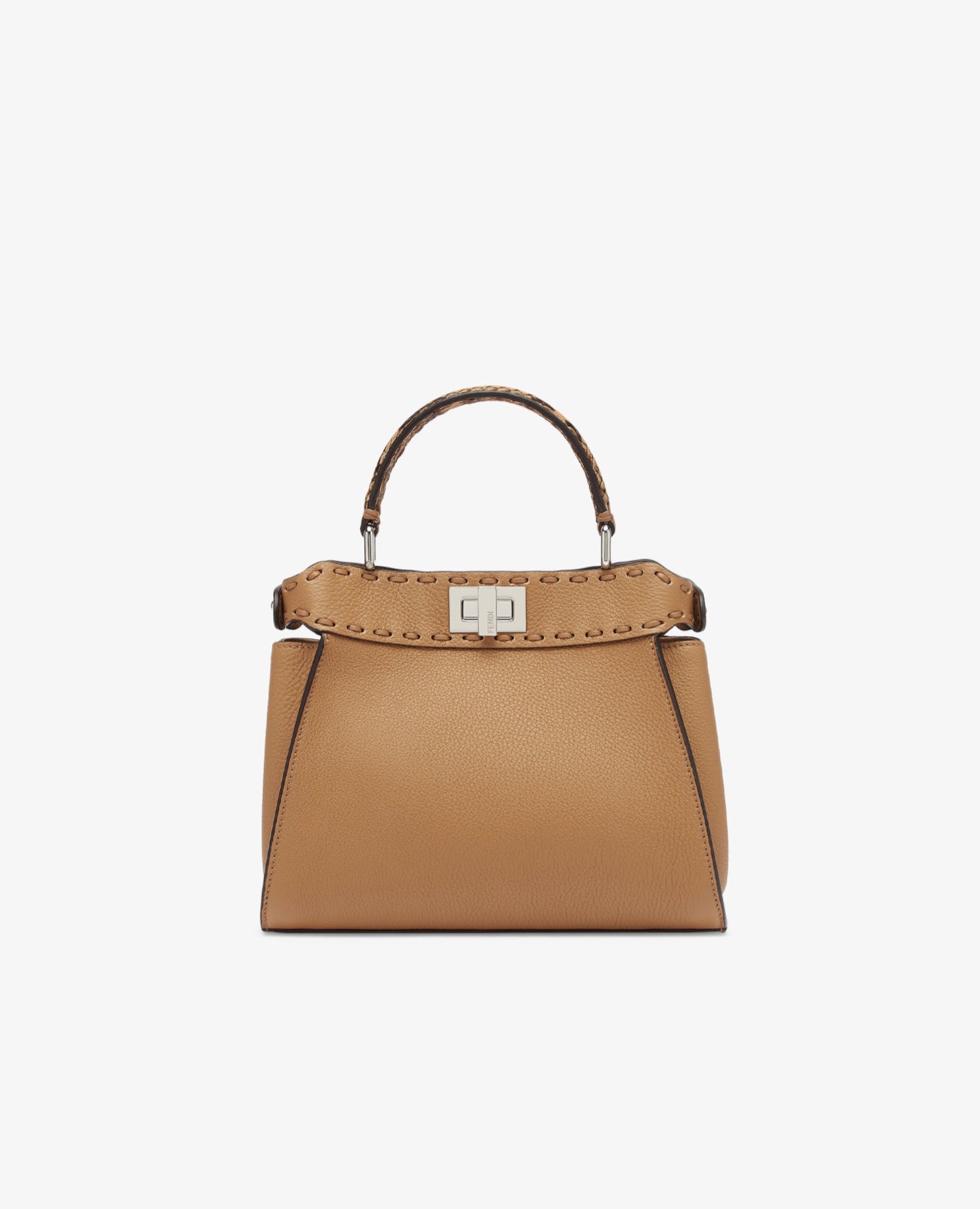 Fendi Peekaboo Mini Bag Cappuccino-Coloured Selleria Bag
