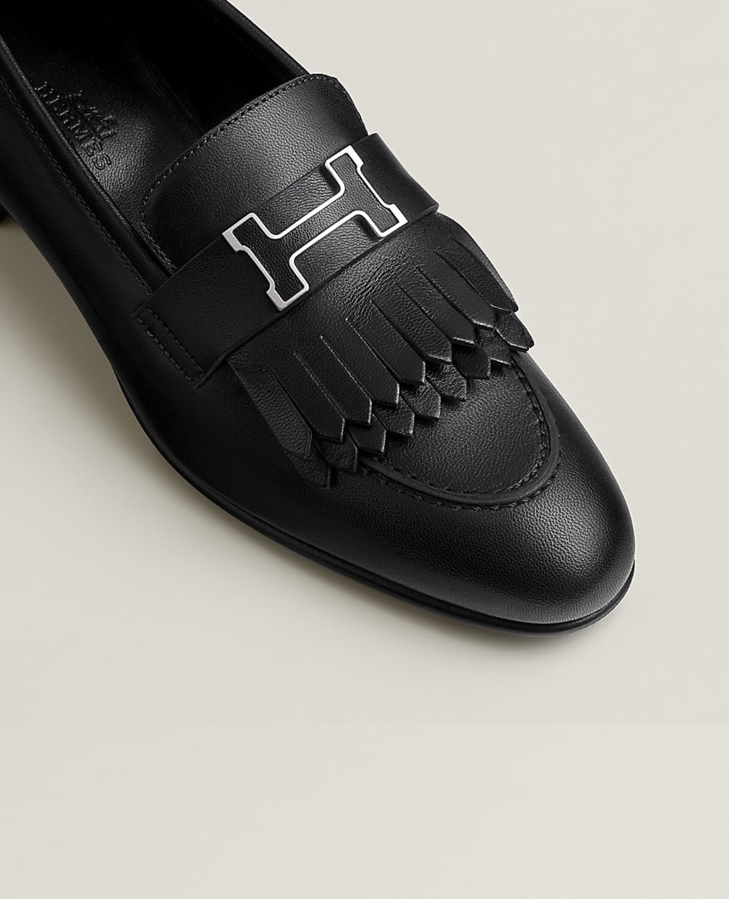 Hermès Paris loafer Noir H Black
