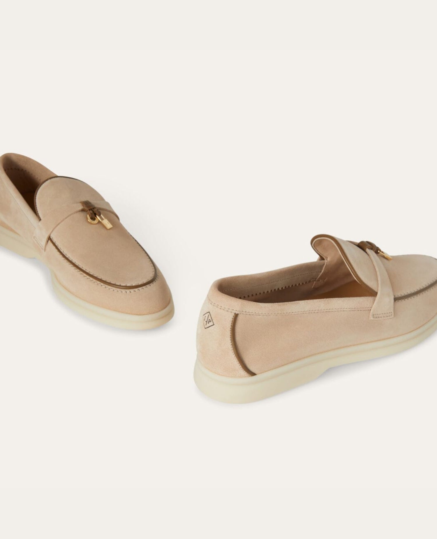Loro Piana Summer Charms Walk Loafers Natural Light Camel