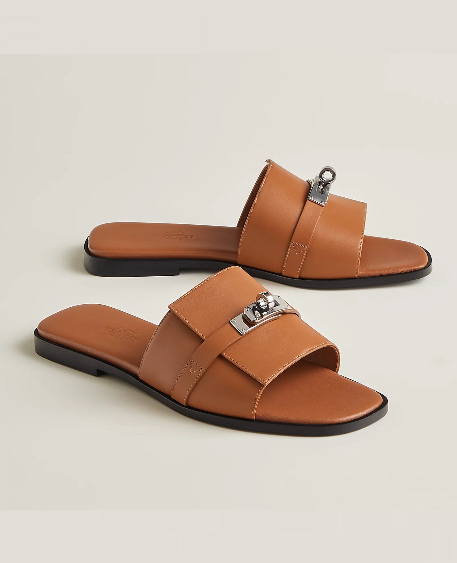 Hermès Giulia sandal Naturel