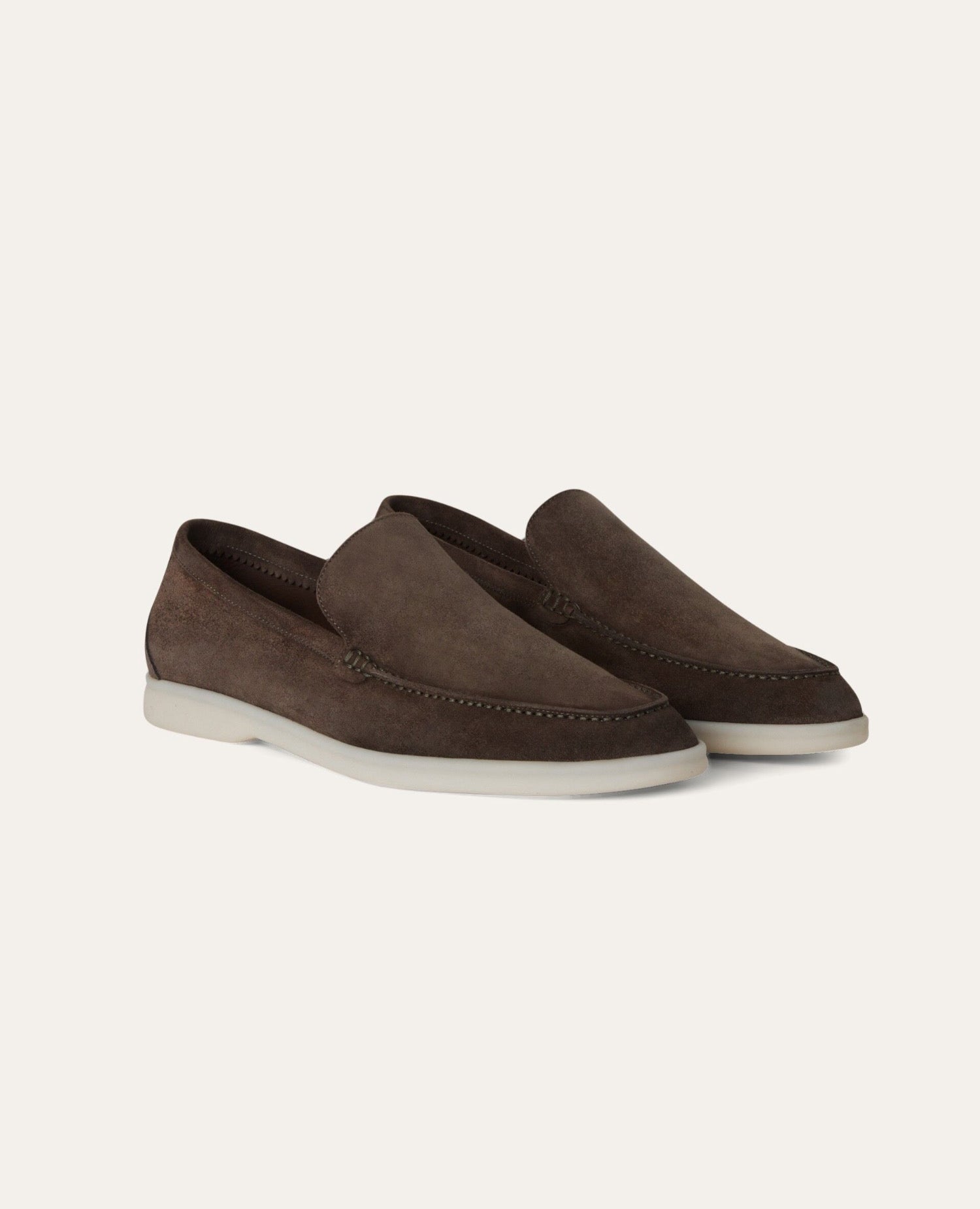 Loro Piana Summer Walk Loafer Warm Gray