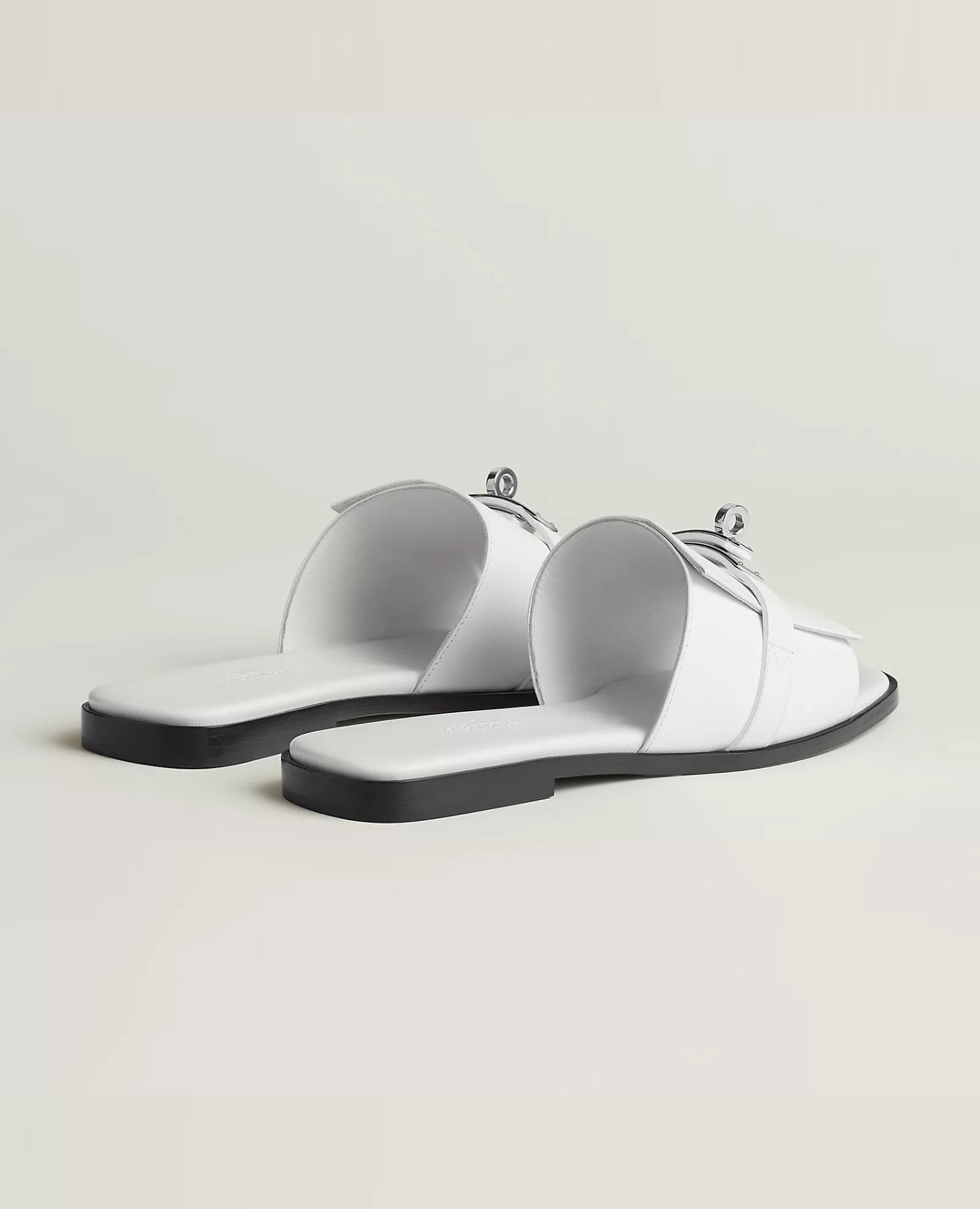 Hermès Giulia sandal Blanc