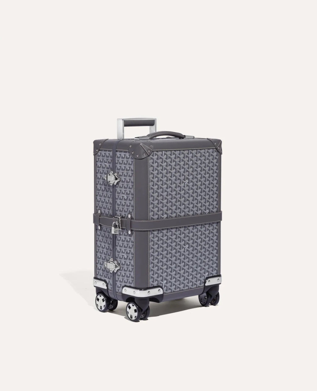 Goyard Bourget PM Trolley Case Grey