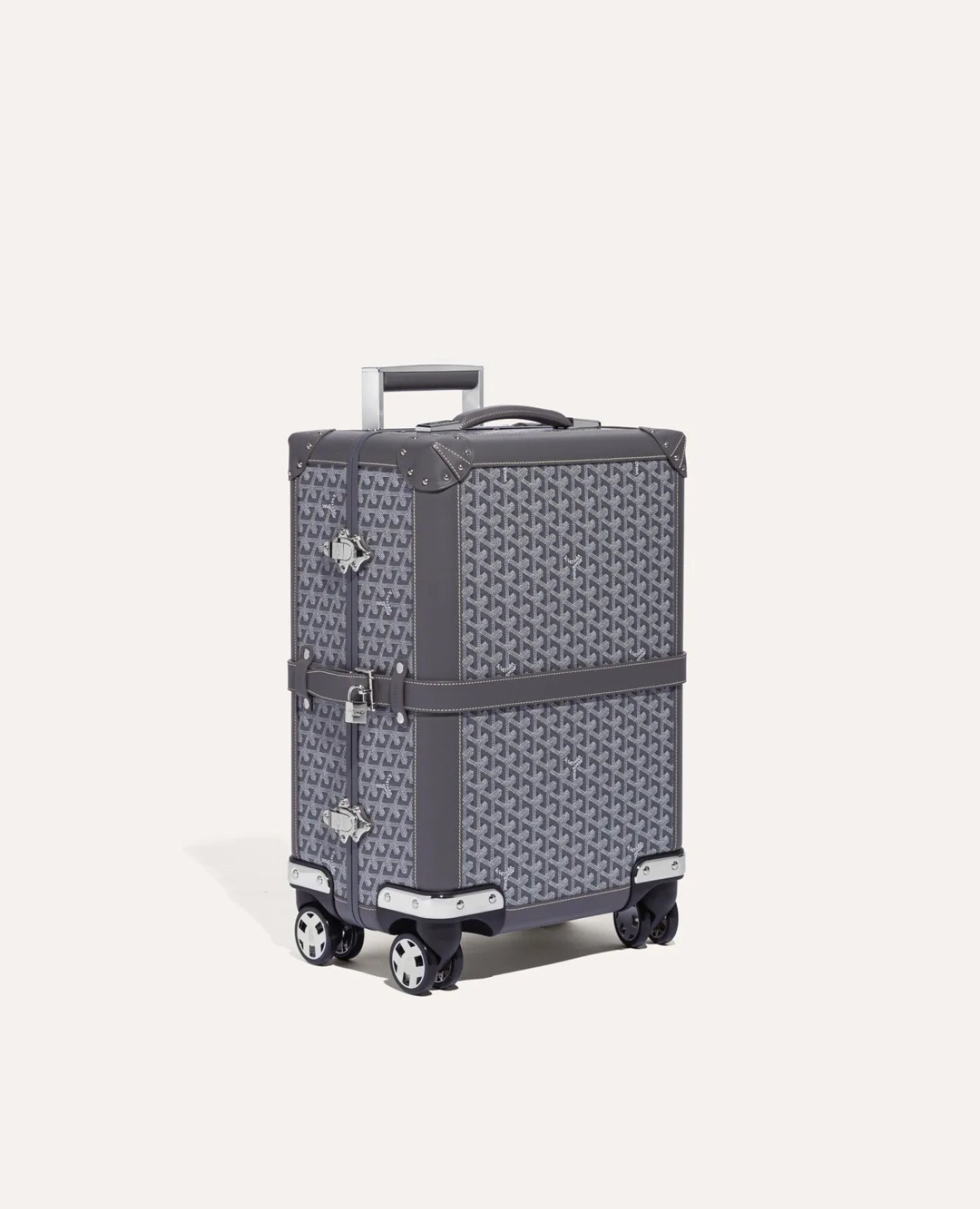 Goyard Bourget PM Trolley Case Grey