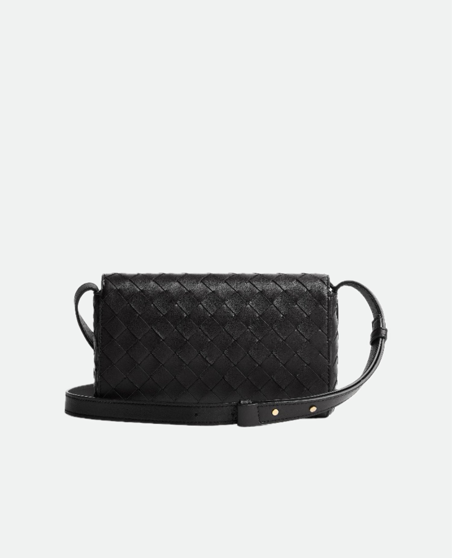 Bottega Veneta Mini Andiamo Cross-Body Black