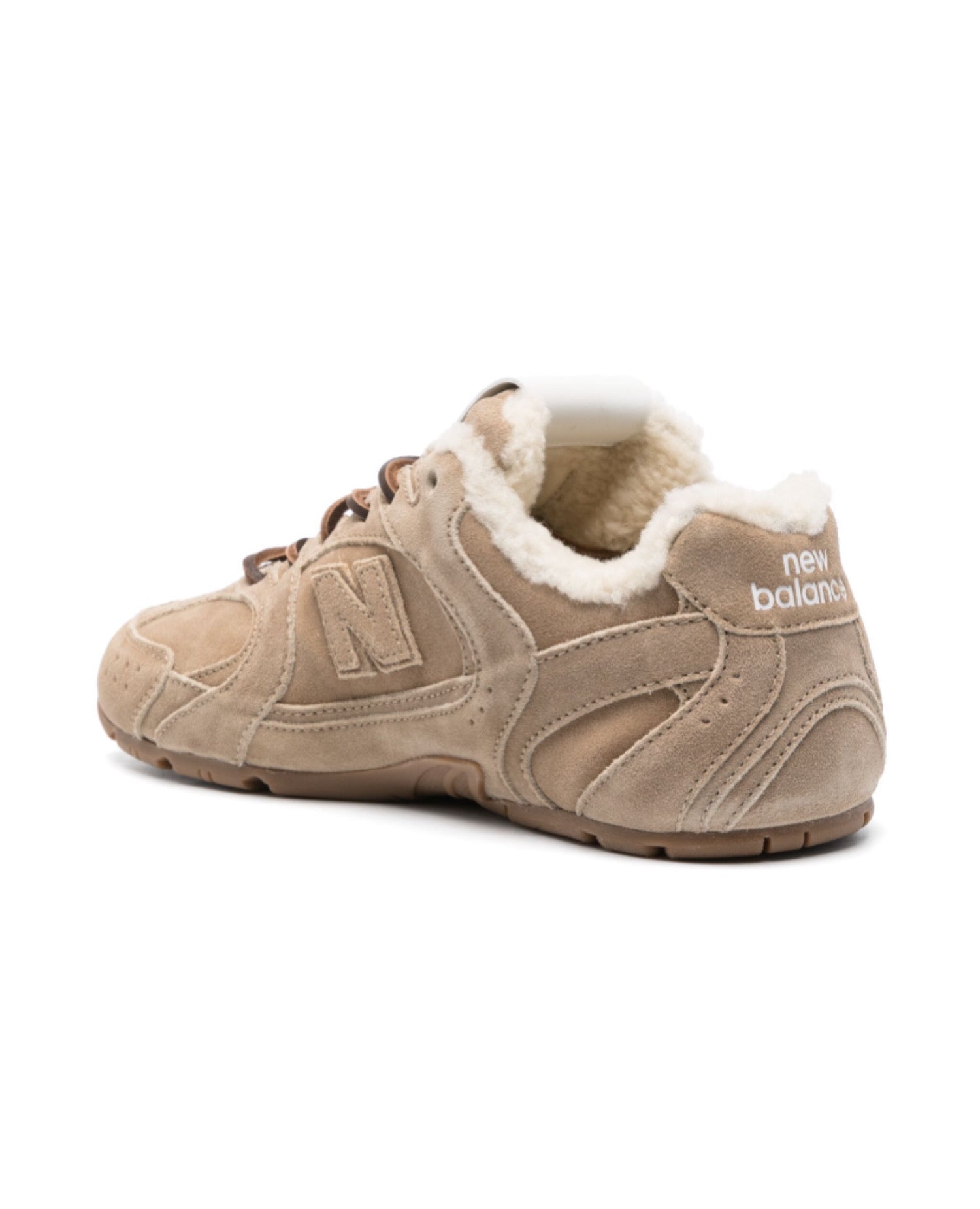 Miu Miu X New Balance 530 Suede Sneakers Beige