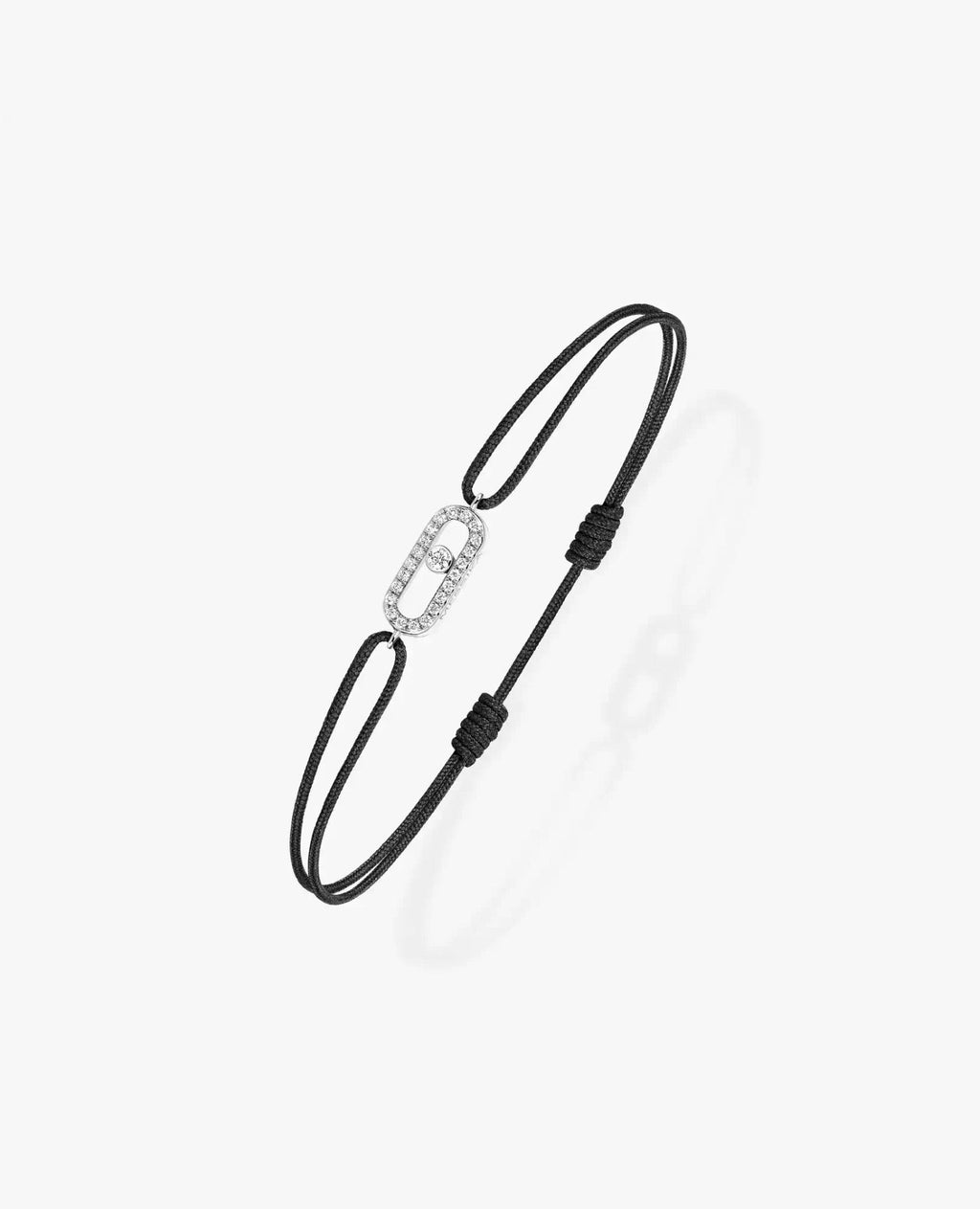 Messika Move Uno Black Cord Bracelet