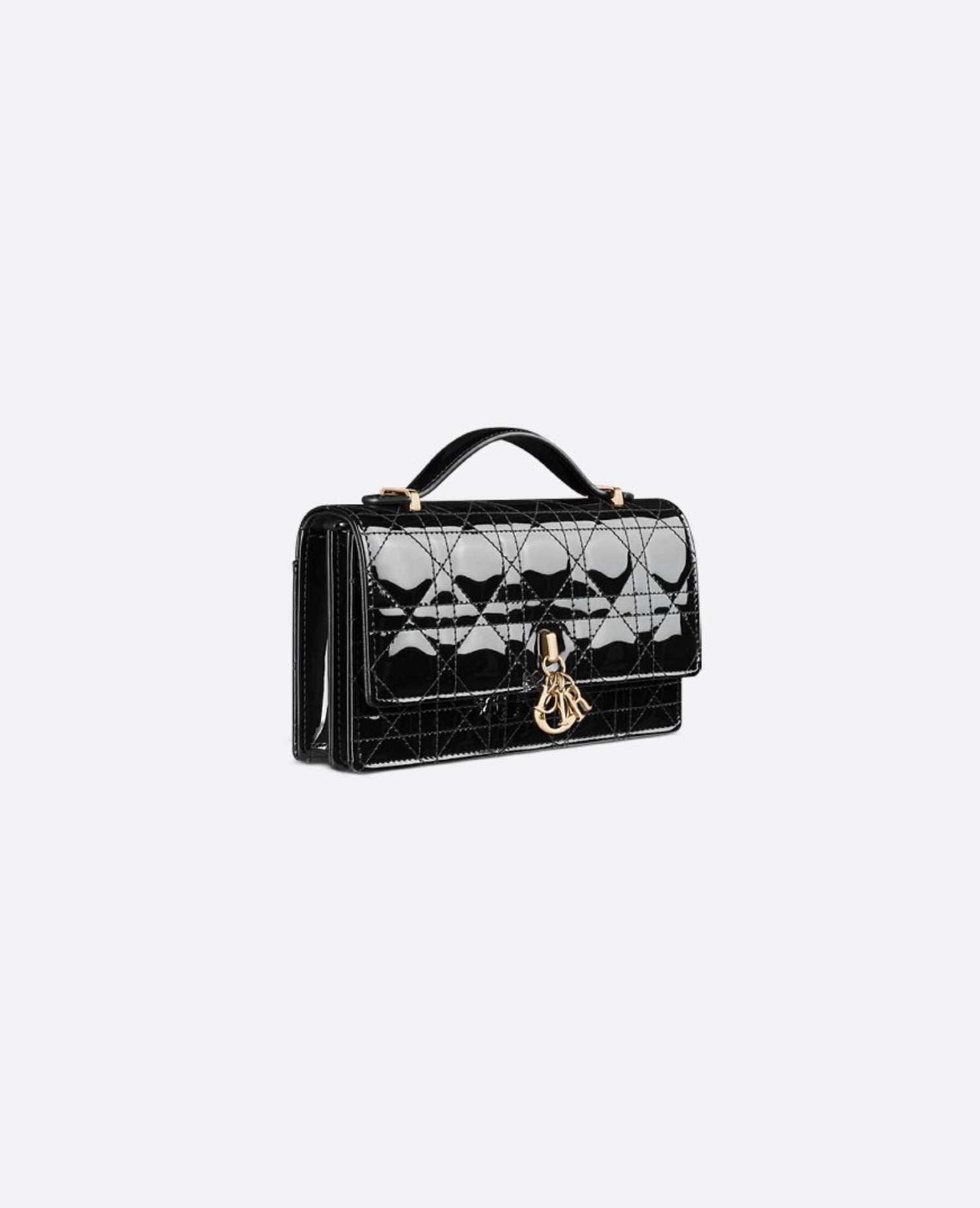 Christian Dior Mini Miss Bag Black Patent