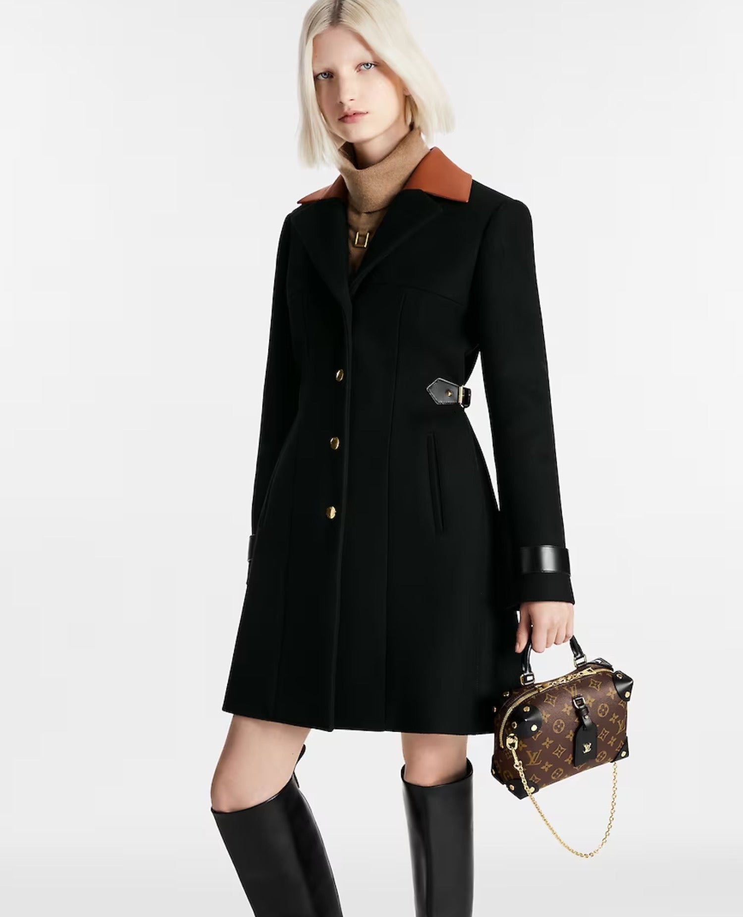 Louis Vuitton Petite Malle Souple Brown
