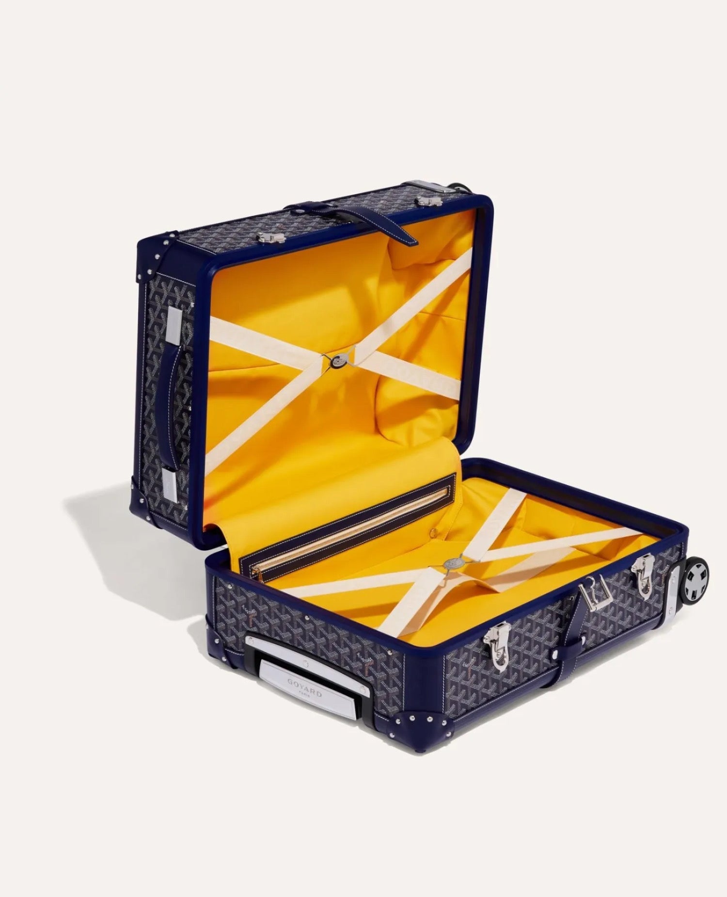 Goyard Bourget PM Trolley Case Navy Blue