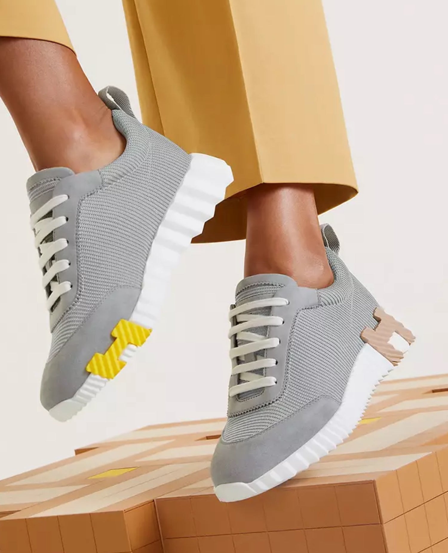 Hermès Bouncing Sneaker Gris Temperance