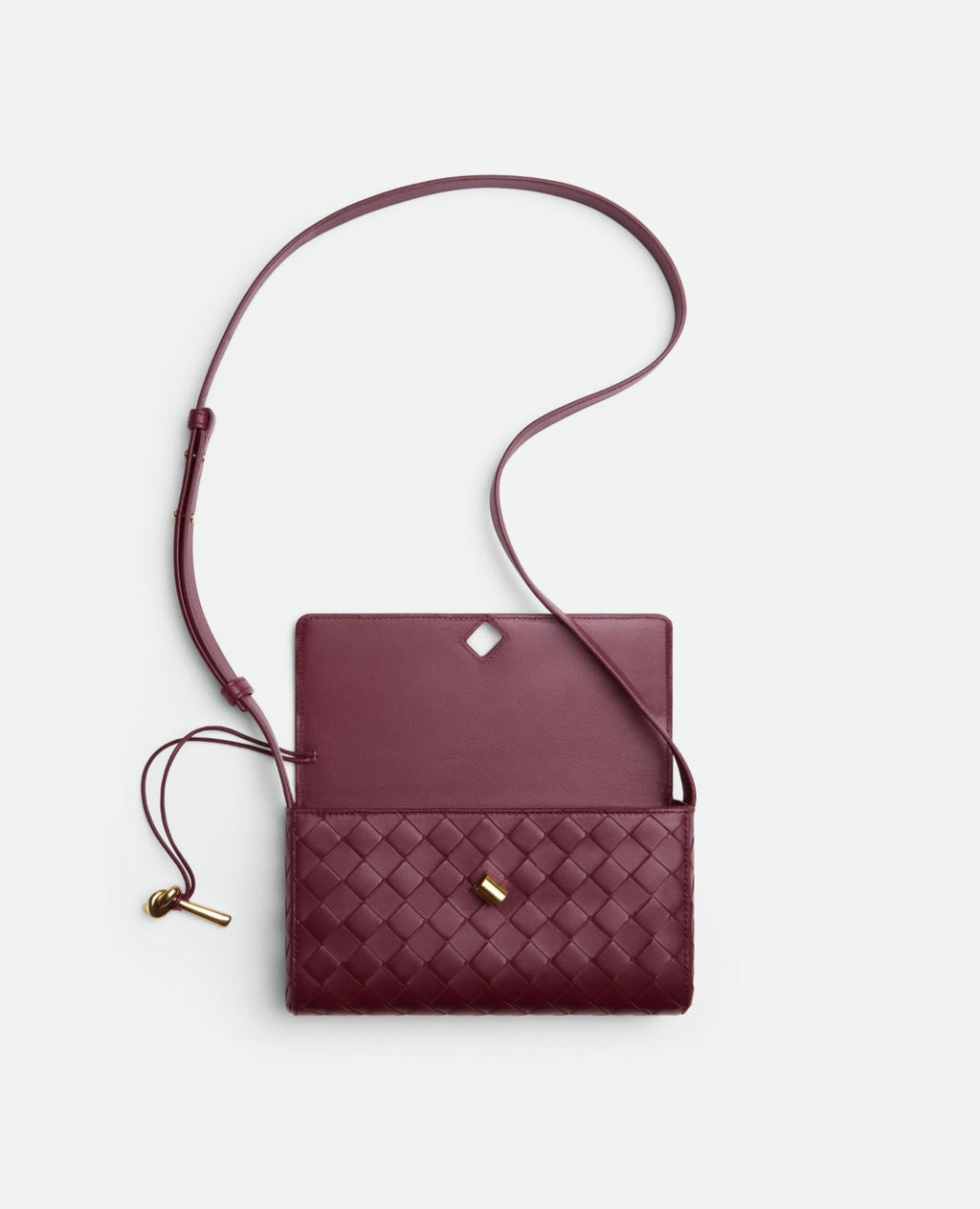 Bottega Veneta Mini Andiamo Cross-Body Barolo
