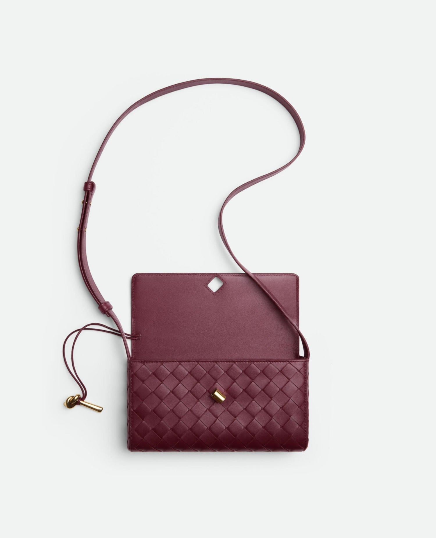 Bottega Veneta Mini Andiamo Cross-Body Barolo