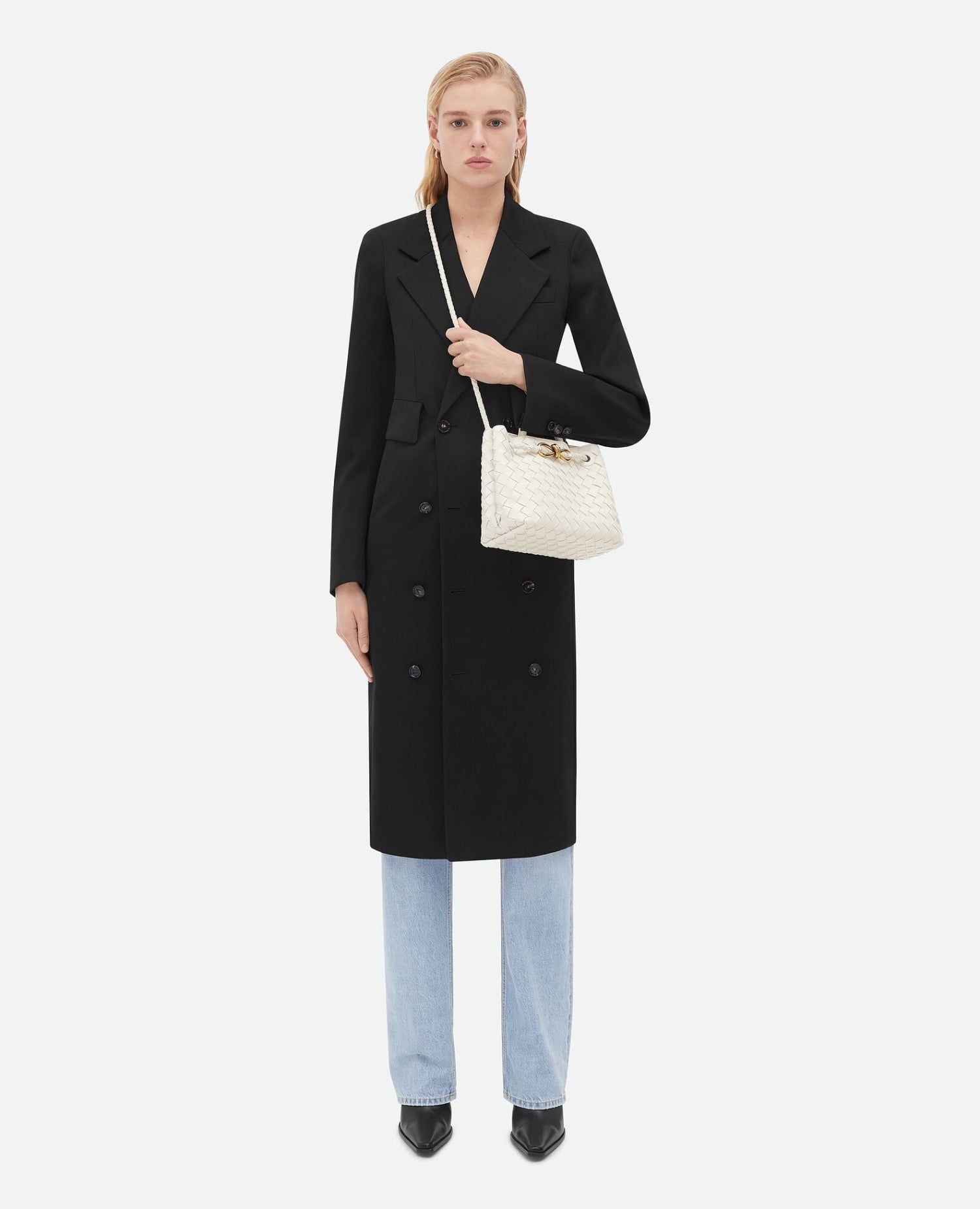 Bottega Veneta Small Andiamo Sea salt