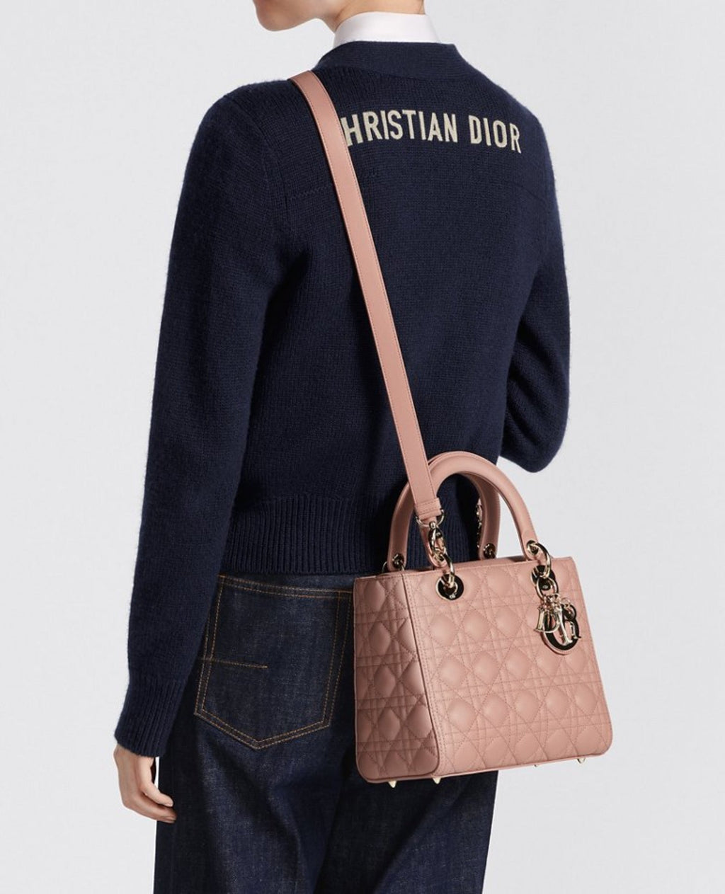 Christian Dior Medium Lady Dior Bag Blush