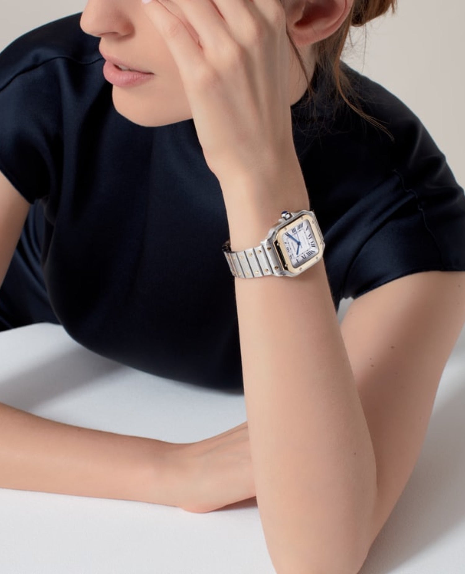 Montre Santos DE Cartier Watch, Medium Model