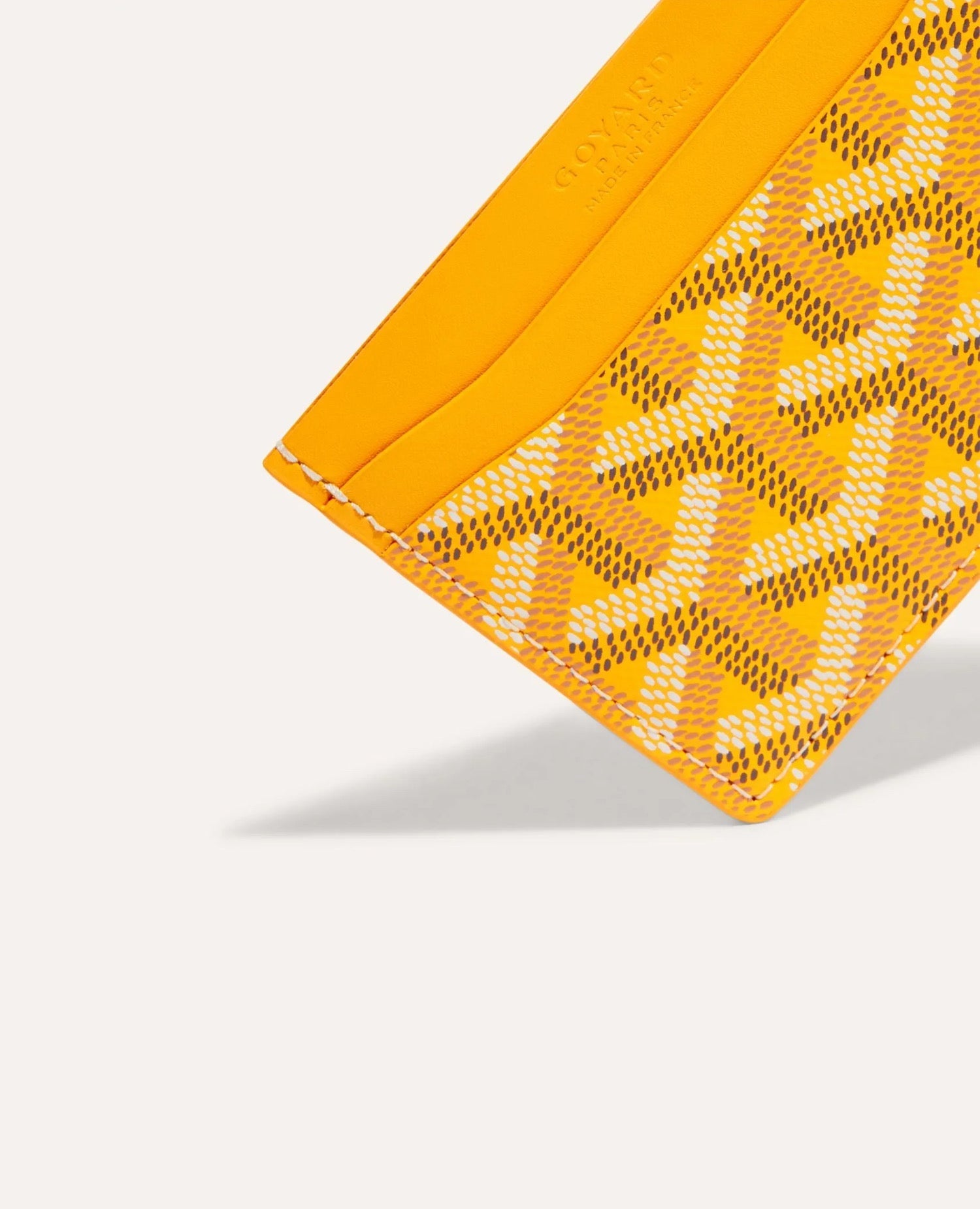 Goyard Saint-Sulpice Card Wallet Yellow