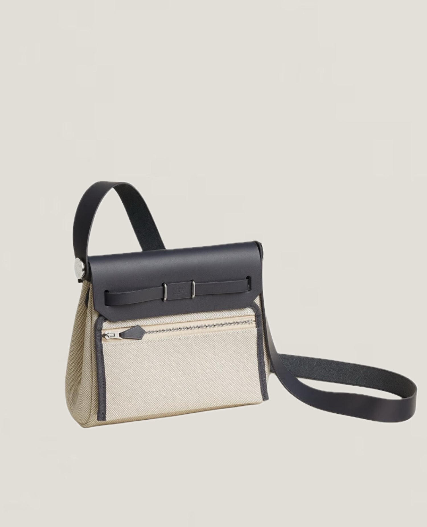 Hermès Herbag Zip 20 Ecru/Ardoise