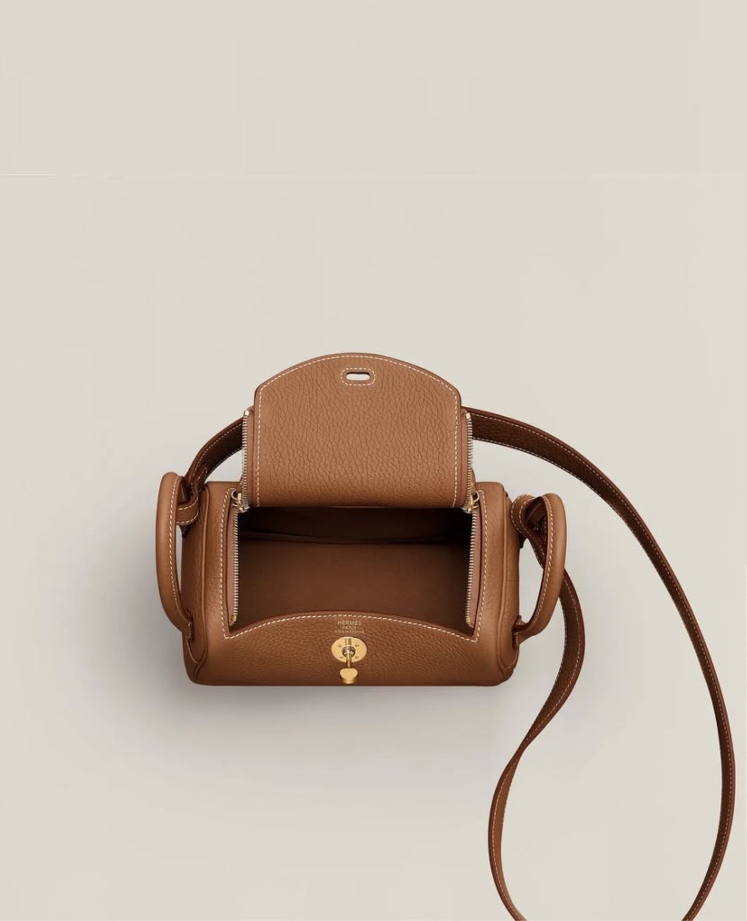 Hermès Mini Lindy 20 Bag Gold