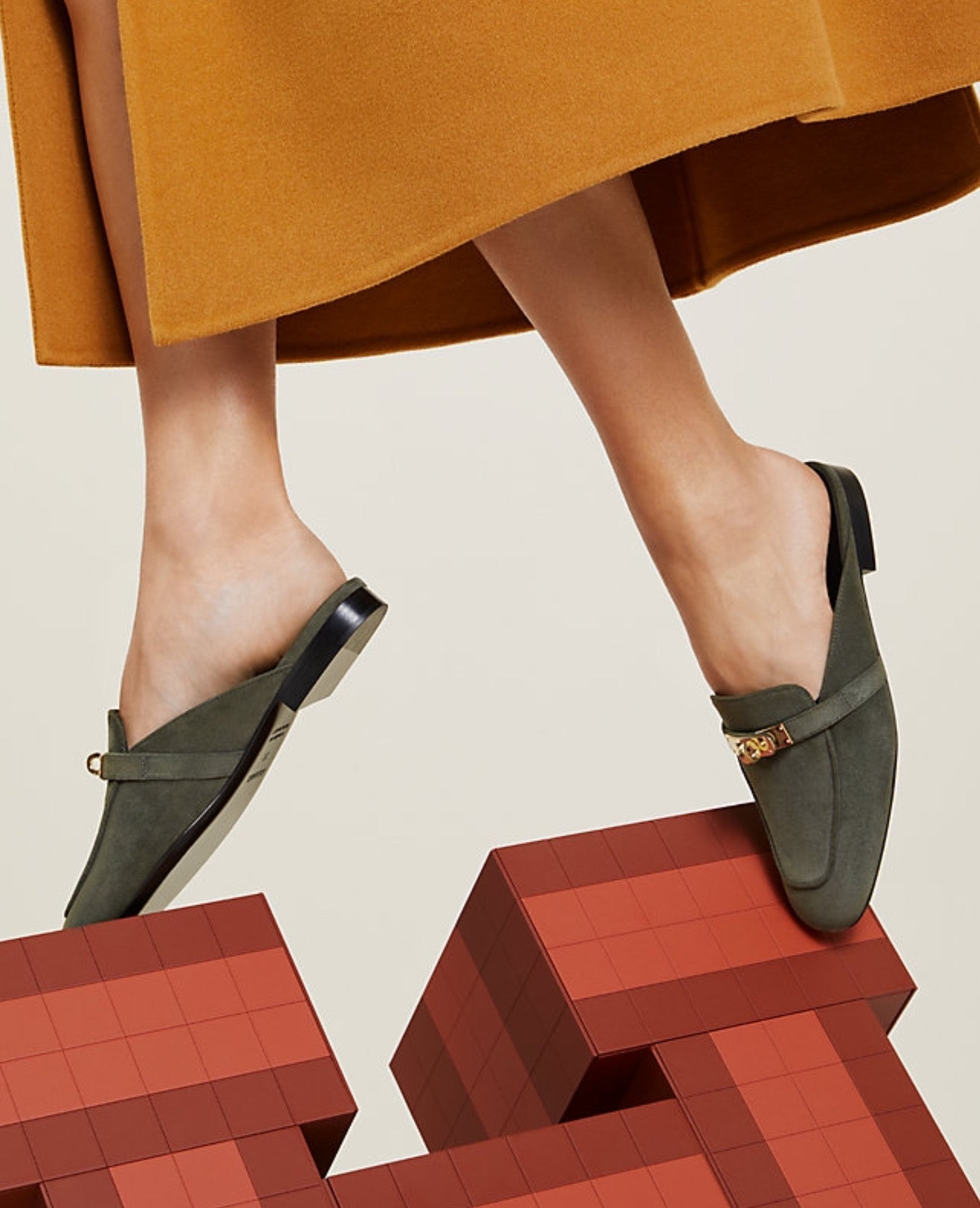 Hermès Oz Mule Vert Foret