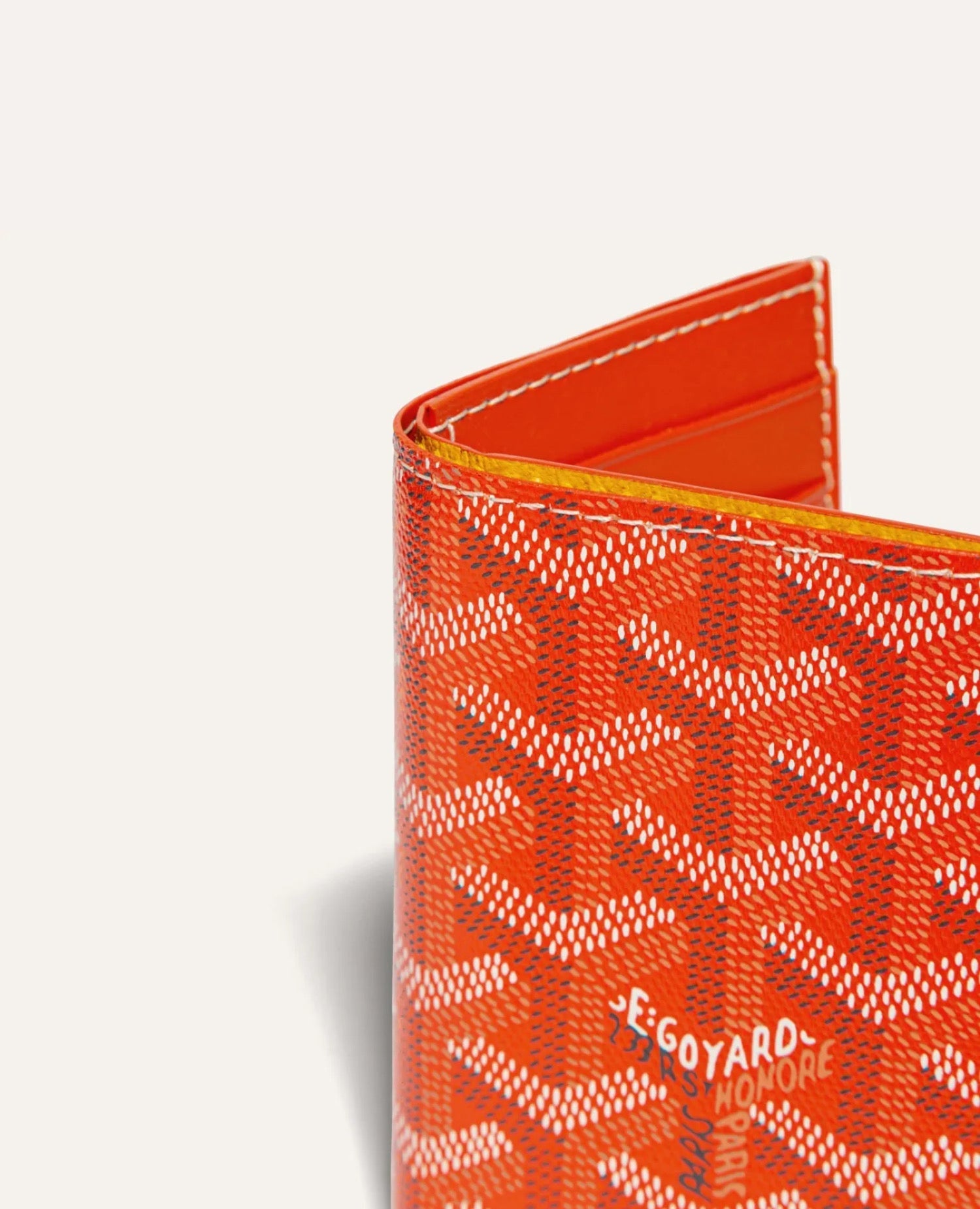 Goyard Saint-Pierre Card Wallet Orange