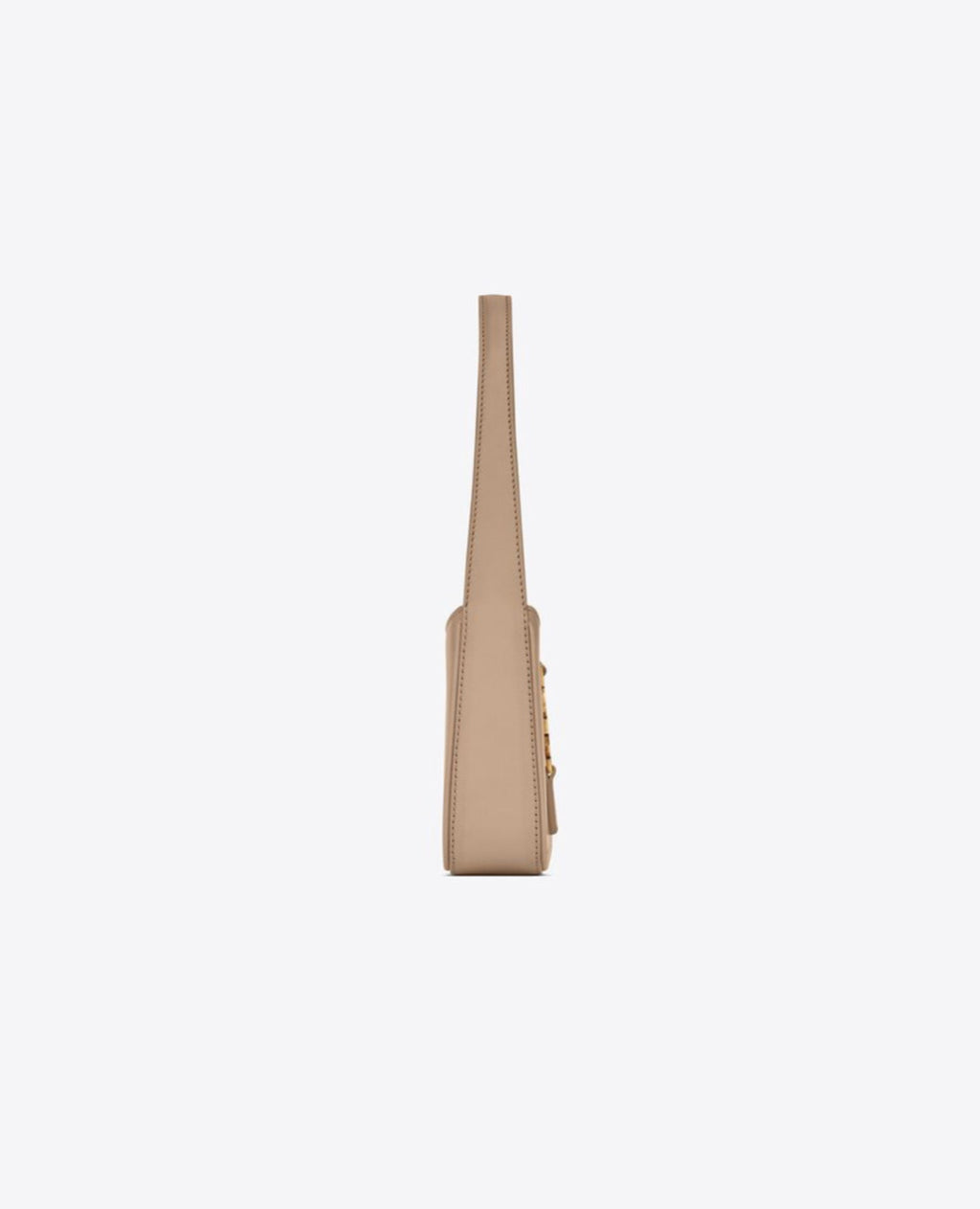 Saint Laurent Mini Le 5 À 7 In Smooth Leather Biege