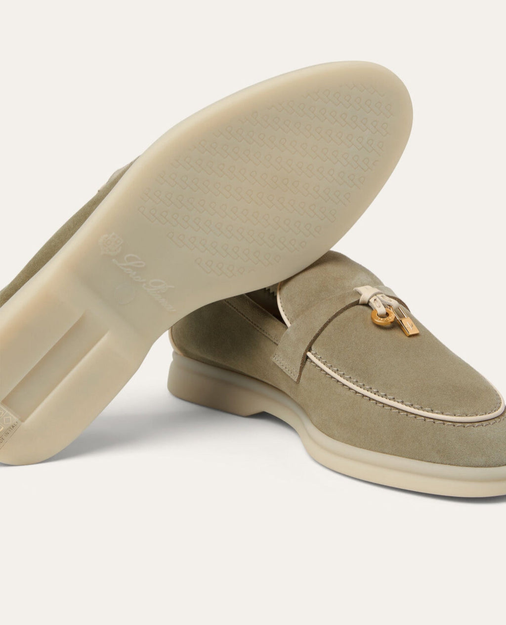 Loro Piana Summer Charms Walk Loafer Dried Taragon