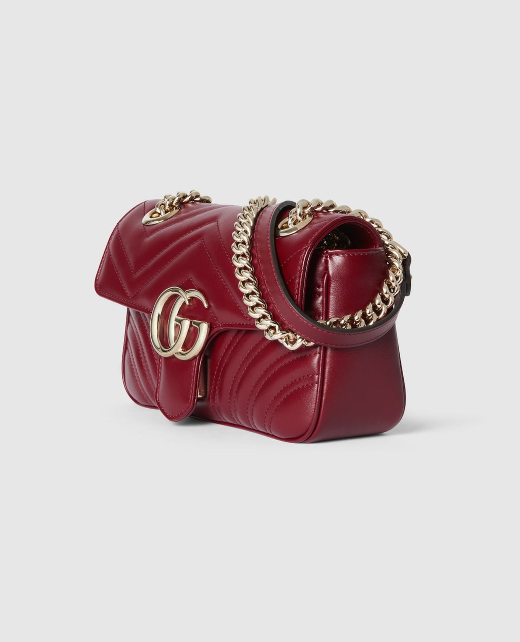 Gucci GG Marmont Mini Shoulder Bag Red