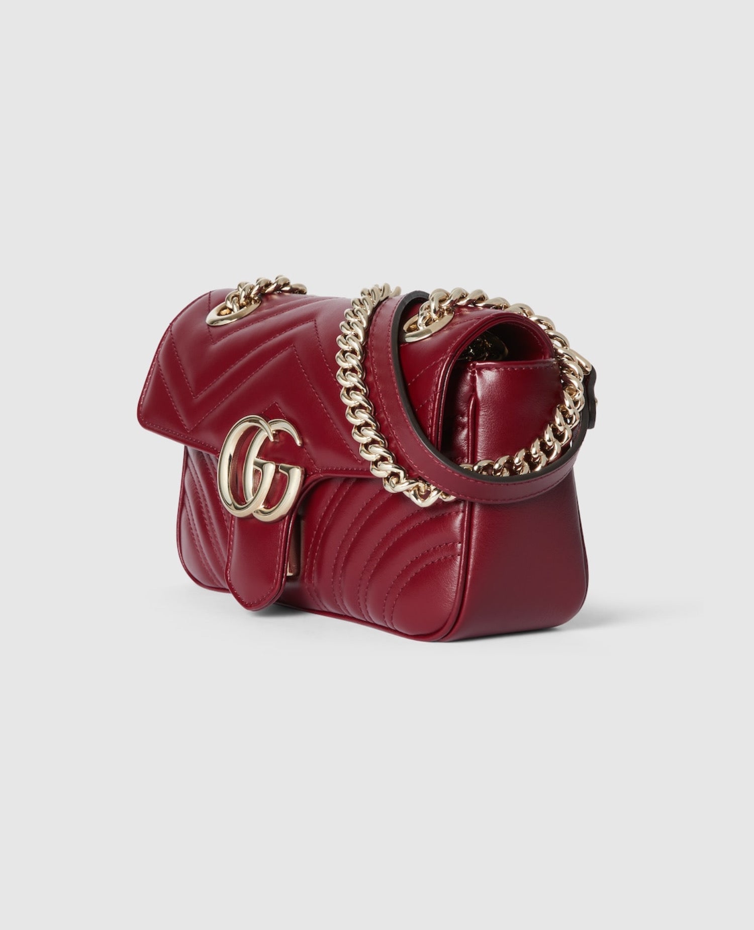 Gucci GG Marmont Mini Shoulder Bag Red