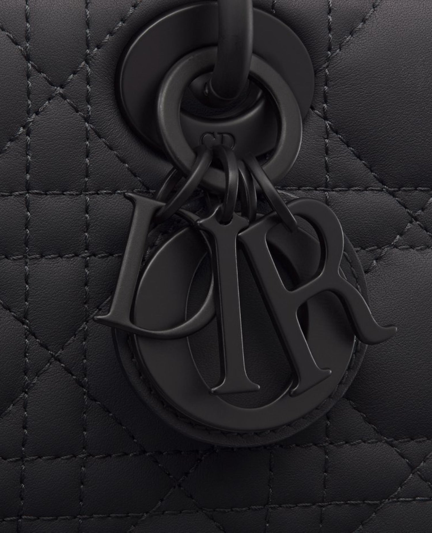 Christian Dior Small Lady D-Joy Bag Black Ultramatte