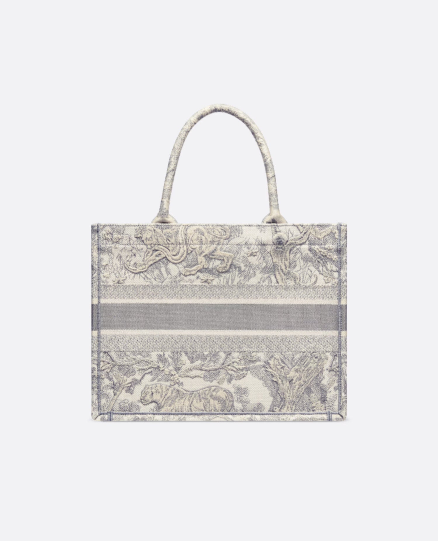 Christian Dior Medium Dior Book Tote Ecue & Grey Toile