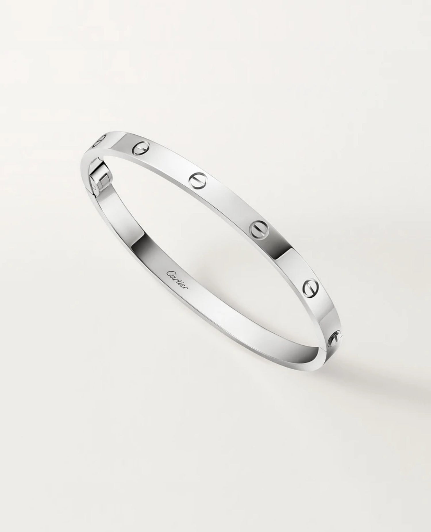 Cartier Love Bracelet, Medium Model, Silver