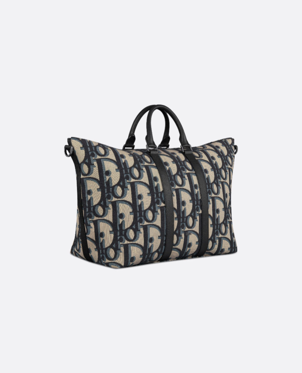 Christian Dior Weekender 40 Beige And Black Maxi Oblique
