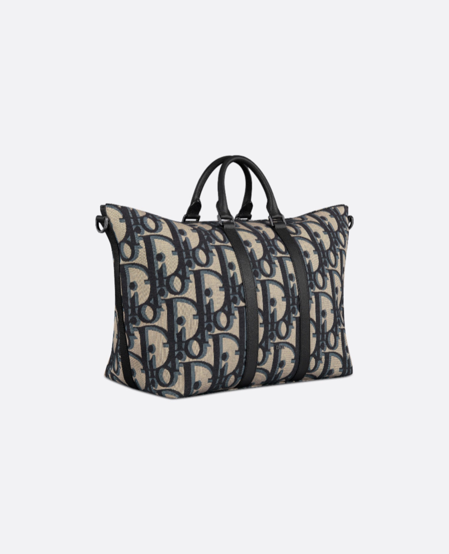 Christian Dior Weekender 40 Beige And Black Maxi Oblique