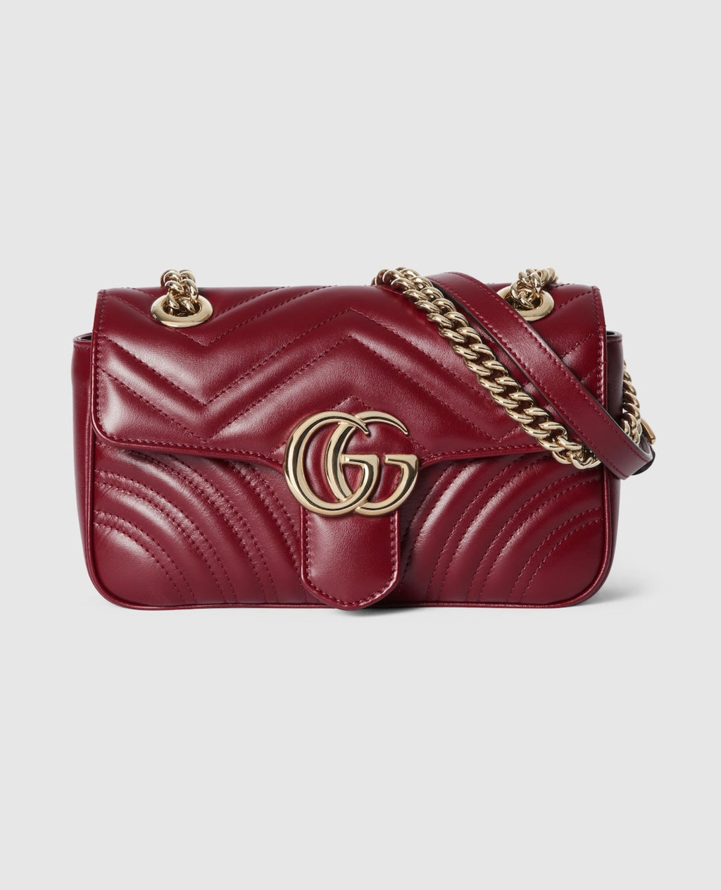 Gucci GG Marmont Mini Shoulder Bag Red