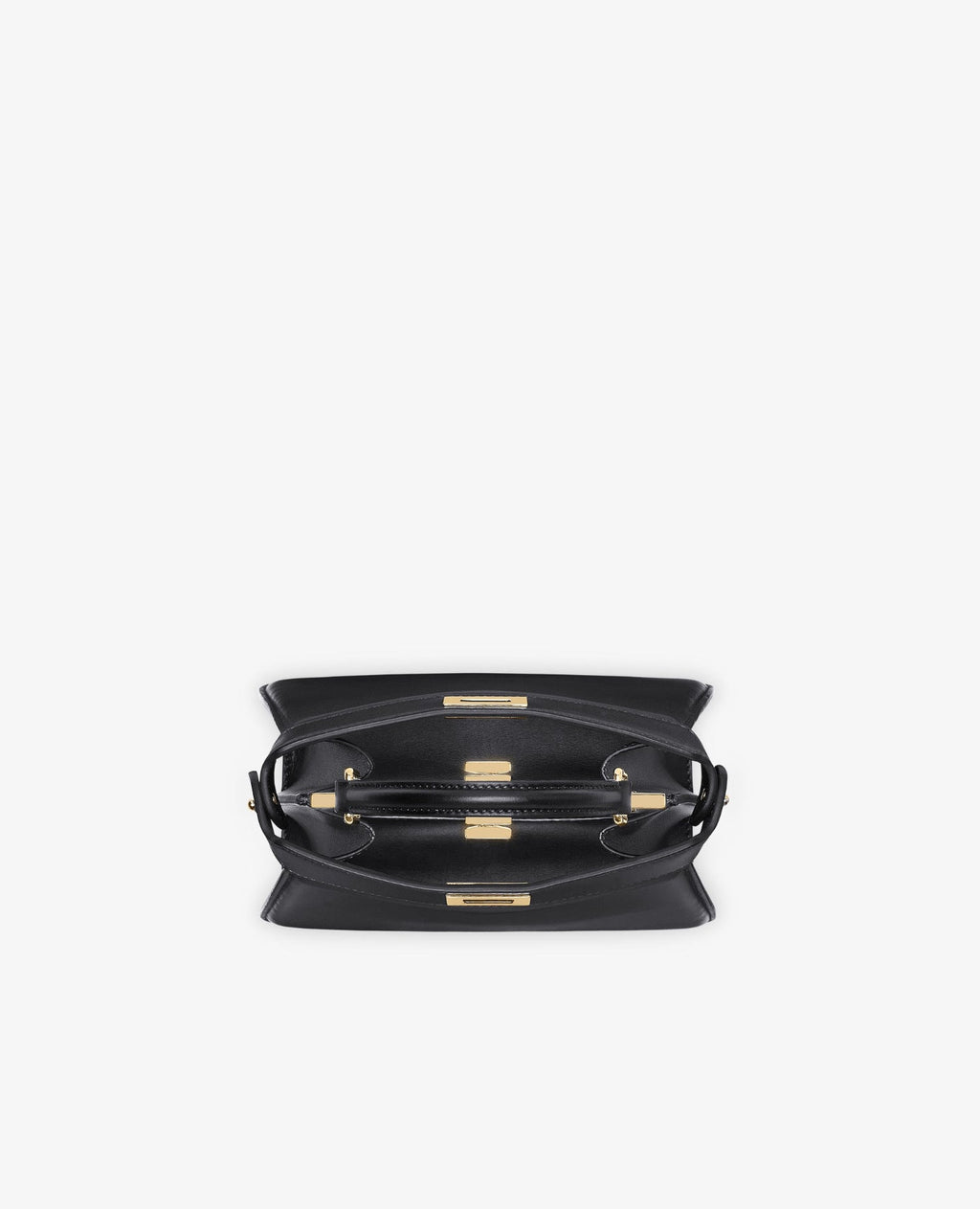 Fendi Peekaboo ISeeU Petite Black Nappa Leather