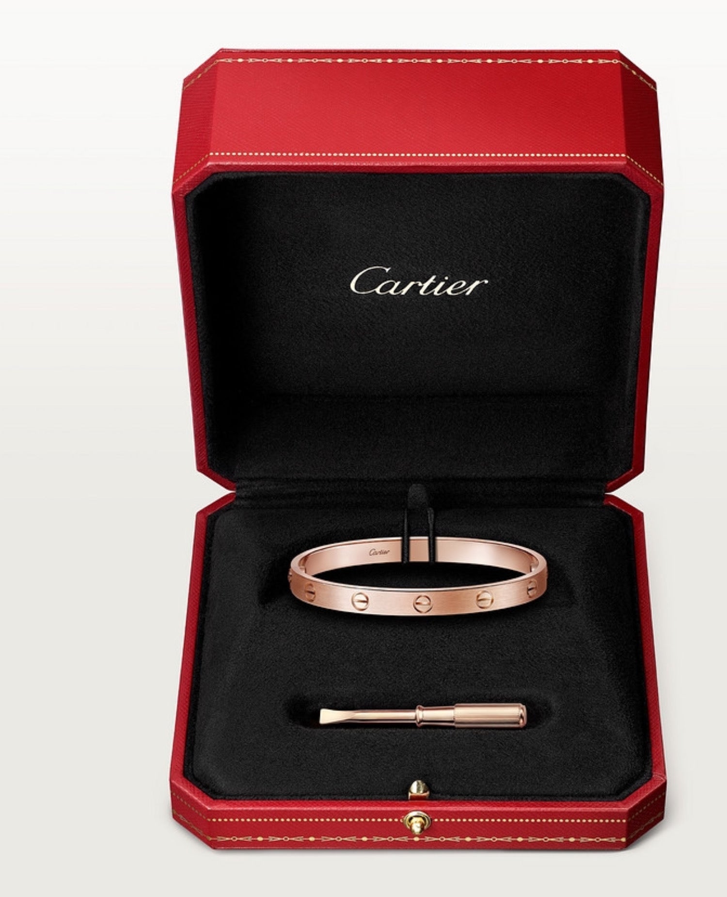 Cartier Love Bracelet, Classic Model, Brushed, Rose Gold